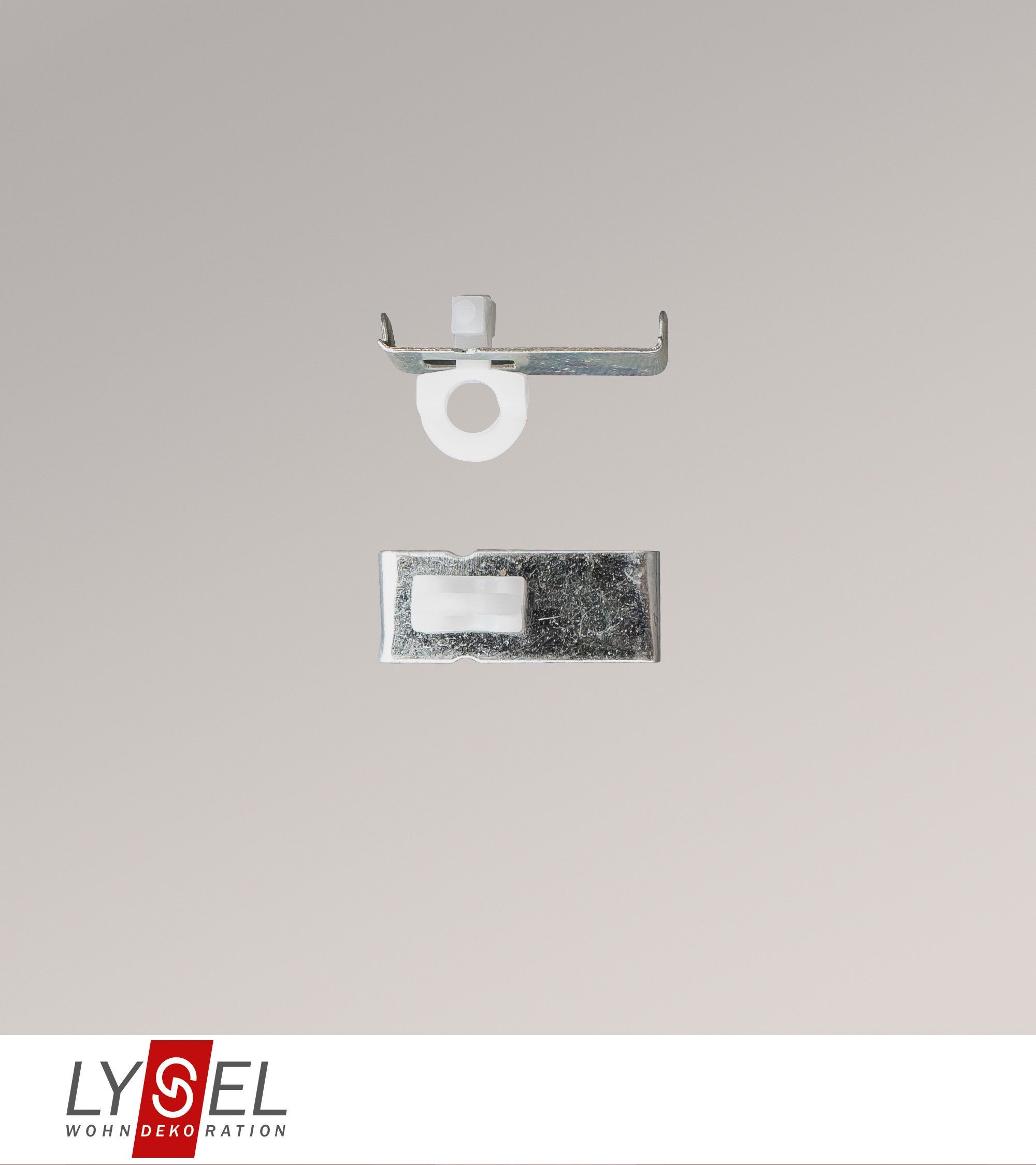 Sichtschutzbefestigung HxB LYSEL®, Feststeller, 15x25mm (2-tlg),