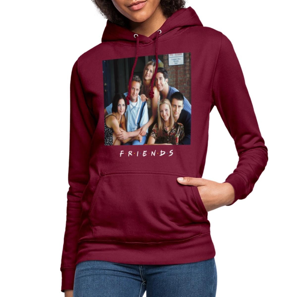 Spreadshirt Hoodie Friends Foto Damen Hoodie günstig online kaufen