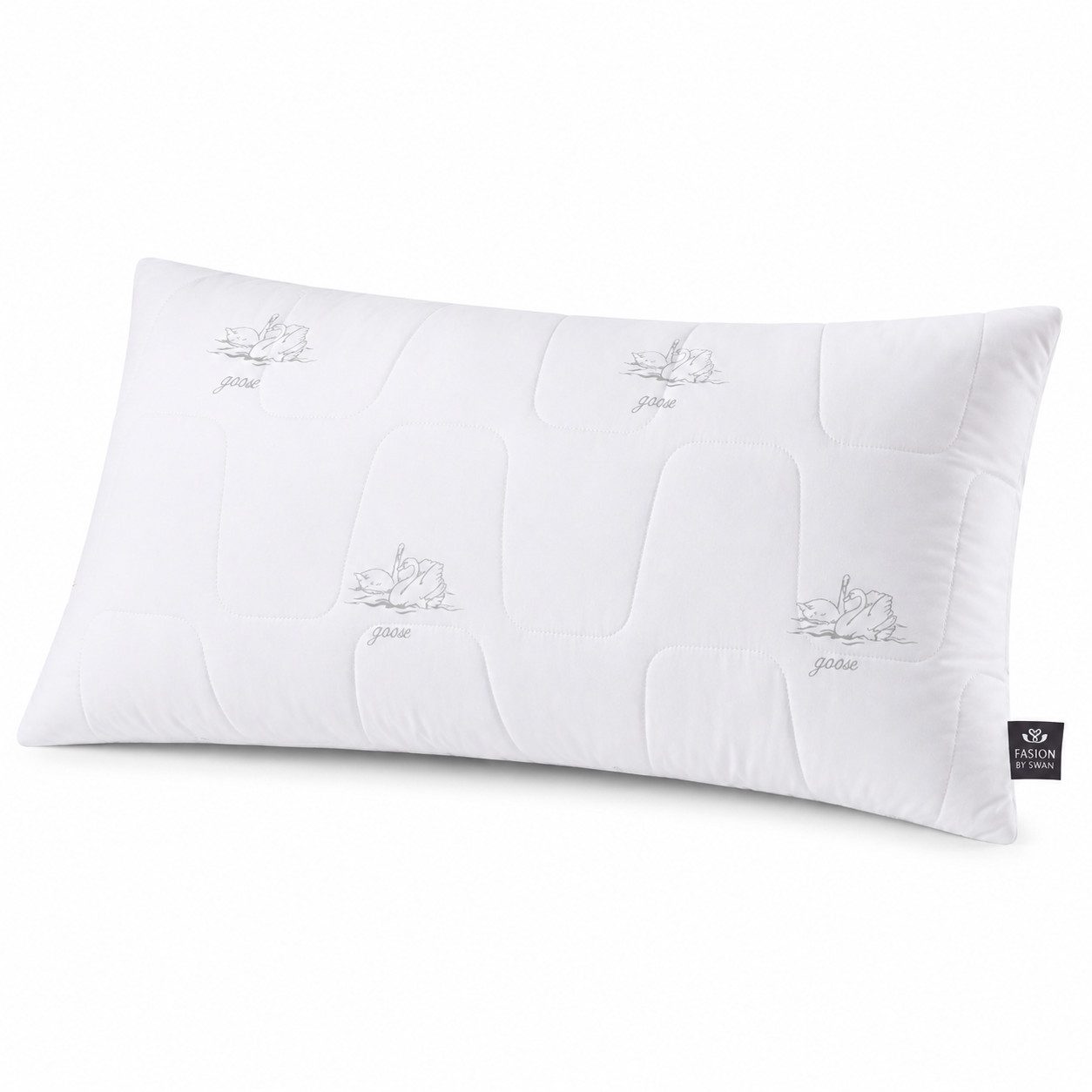 SEI Design Kopfkissen Schlafkissen Kissen Mikrofaserkissen Seitenschläferkissen 40x80, Füllung: 650g luxuriöse Mikrofaser, Bezug: Mikrofaser gesteppt, Seitenschläfer, Rückenschläfer, Bauchschläfer, Kissen, 1 Kopfkissen, vegane Alternative zu Daunenkissen