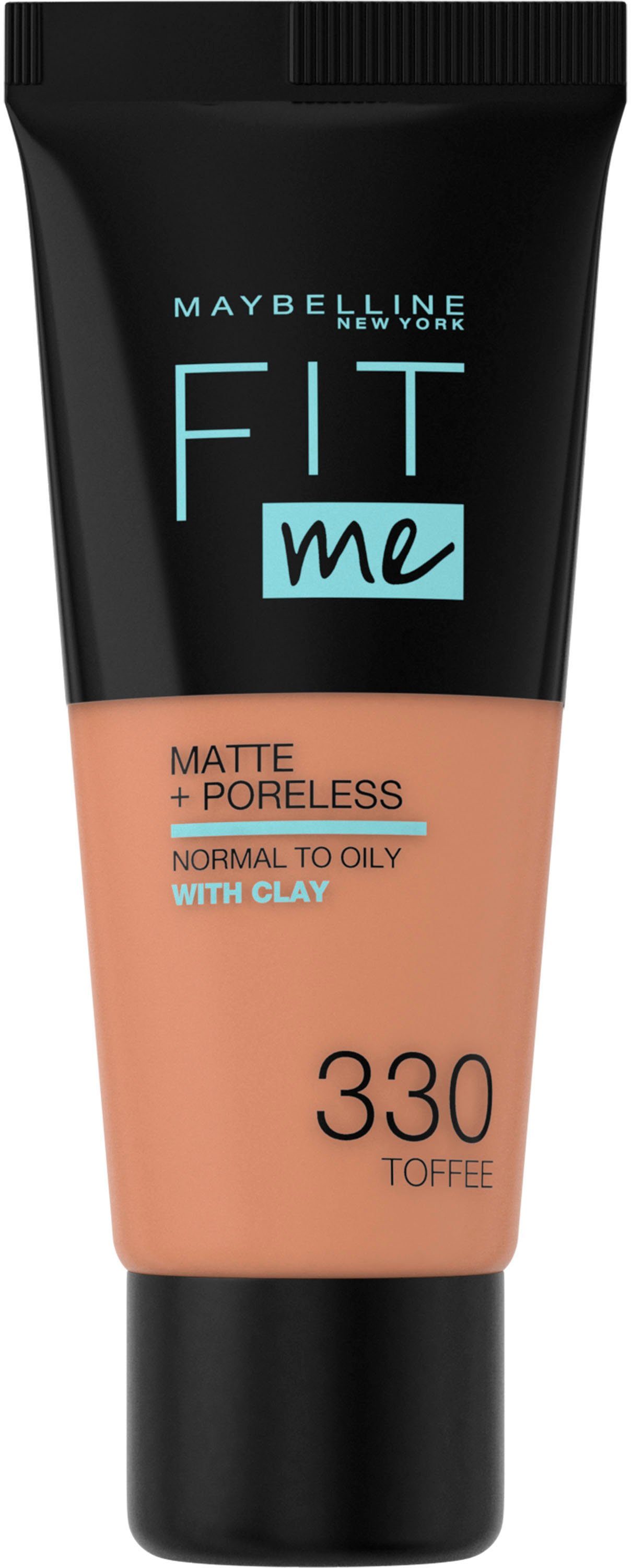 MAYBELLINE NEW YORK Foundation FIT ME Matt&Poreless Nr. 330 Toffee