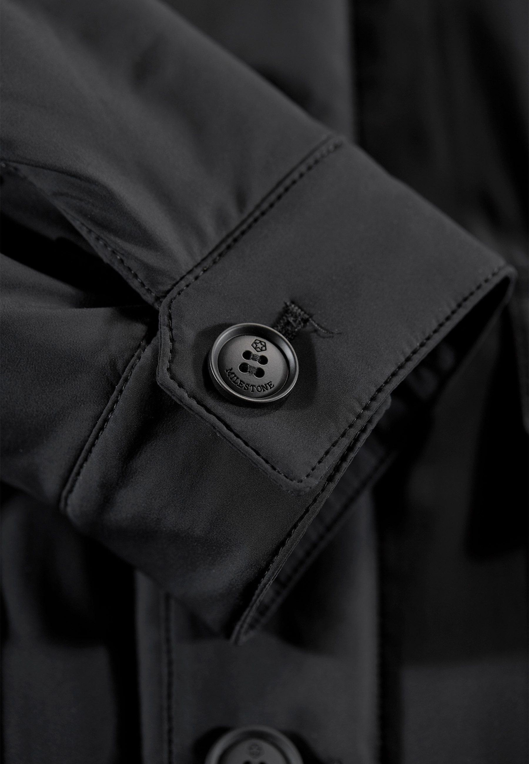 MILESTONE Parka MSHeathrow ultraleichte Jacke mit Kapuze, wasserabweisend und winddicht – Bild 4 von 4