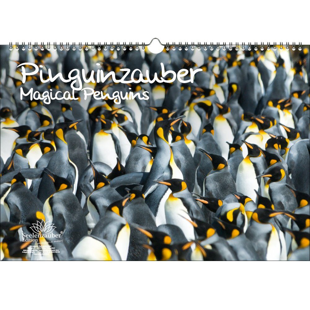 Seelenzauber ewige Kalender Pinguinzauber DIN A3 Immerwährender Kalender Pinguin - Seelenzauber