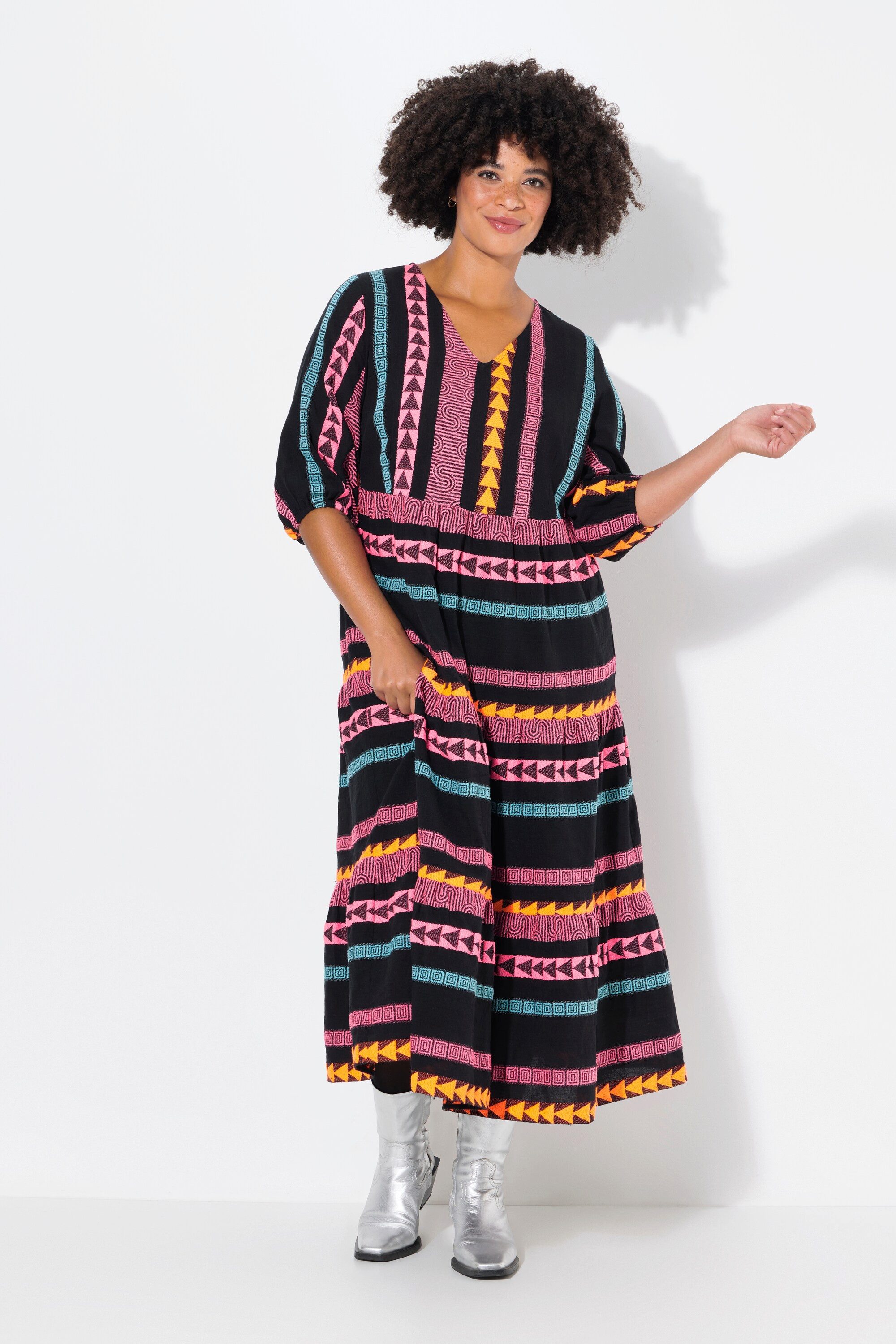Angel of Style Jerseykleid Maxikleid A-Linie günstig online kaufen