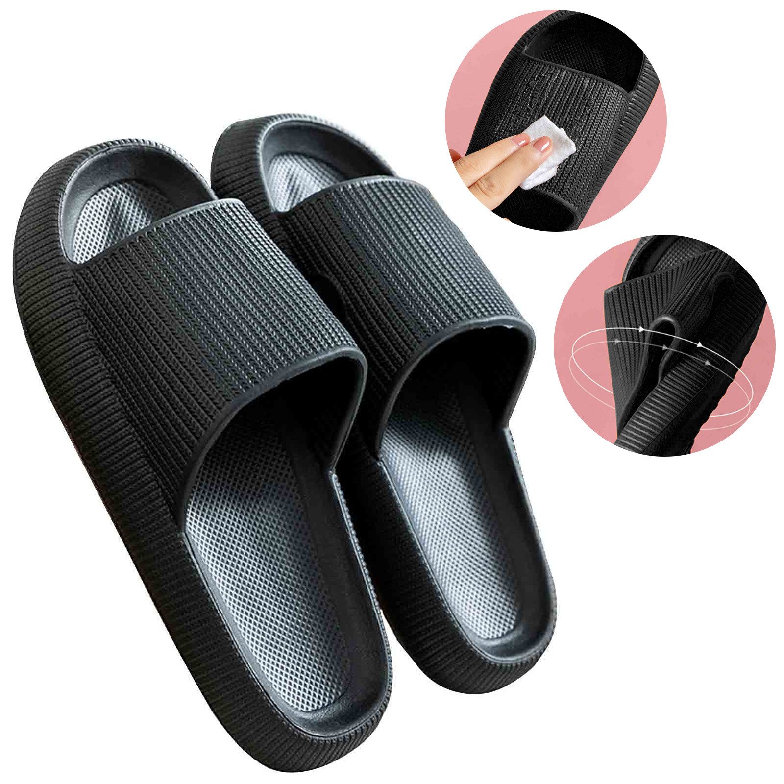 MODFU Badeschuhe Badepantolette Slipper Wolkenschuhe Herren günstig online kaufen