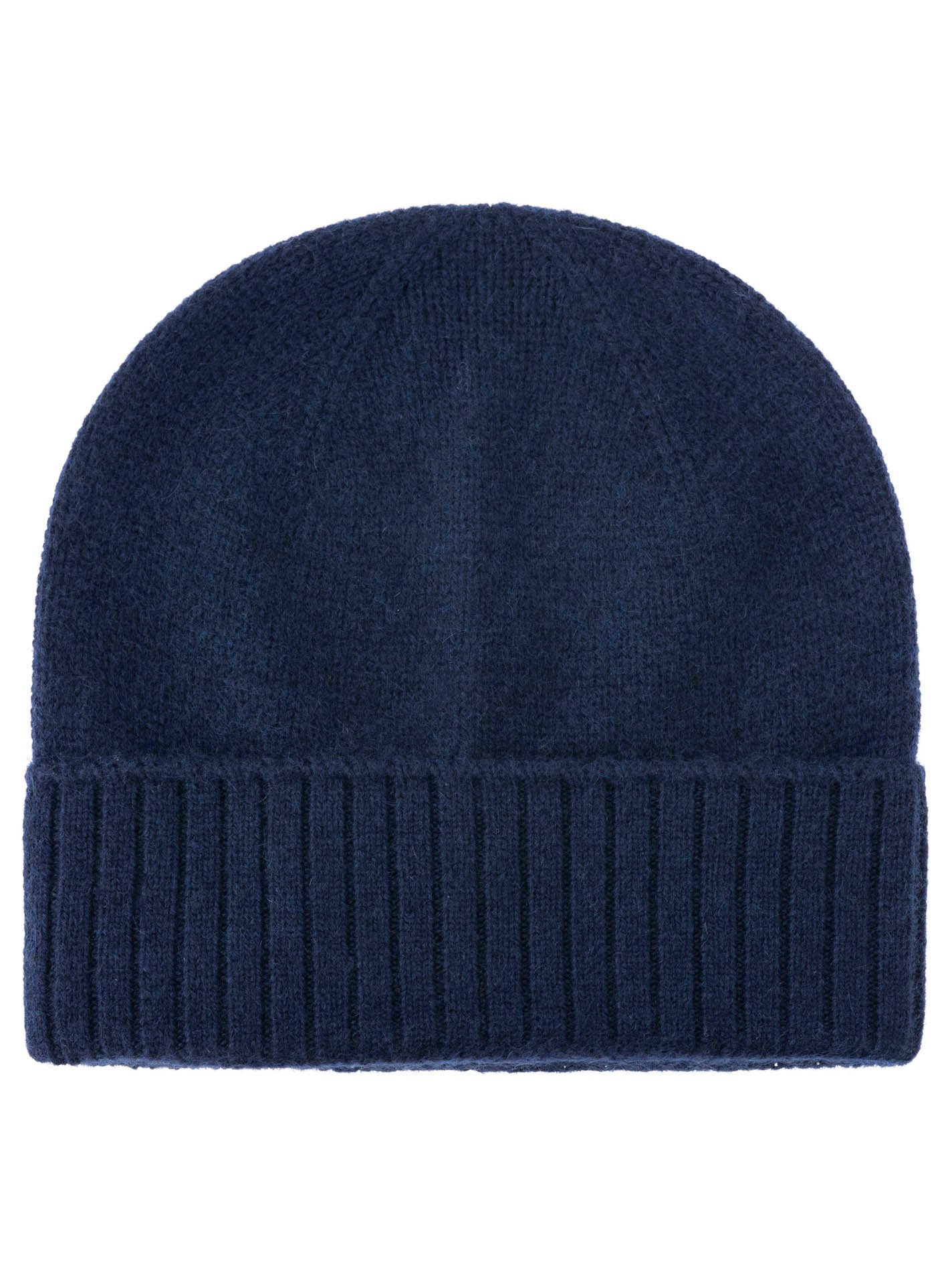 Strickmütze Kaschmir Mütze Gerippter-Umschlag