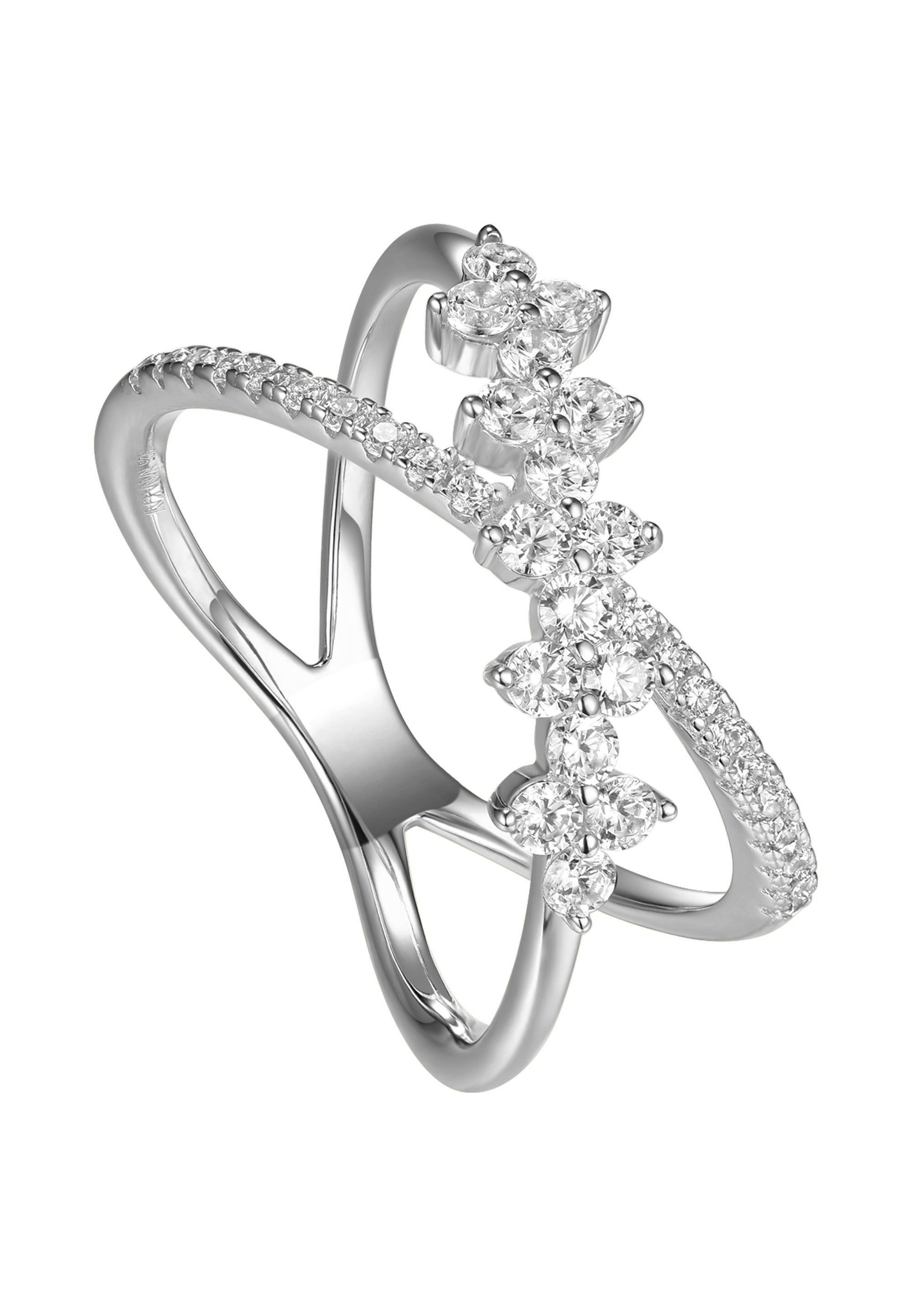 NANA KAY Fingerring Sparkly Couture, mit farblosem Stein