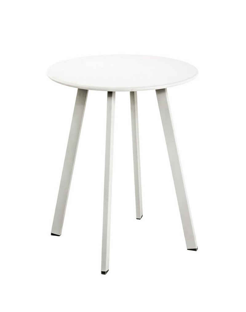 HAKU Beistelltisch HAKU Möbel Beistelltisch - weiß - H. 49cm
