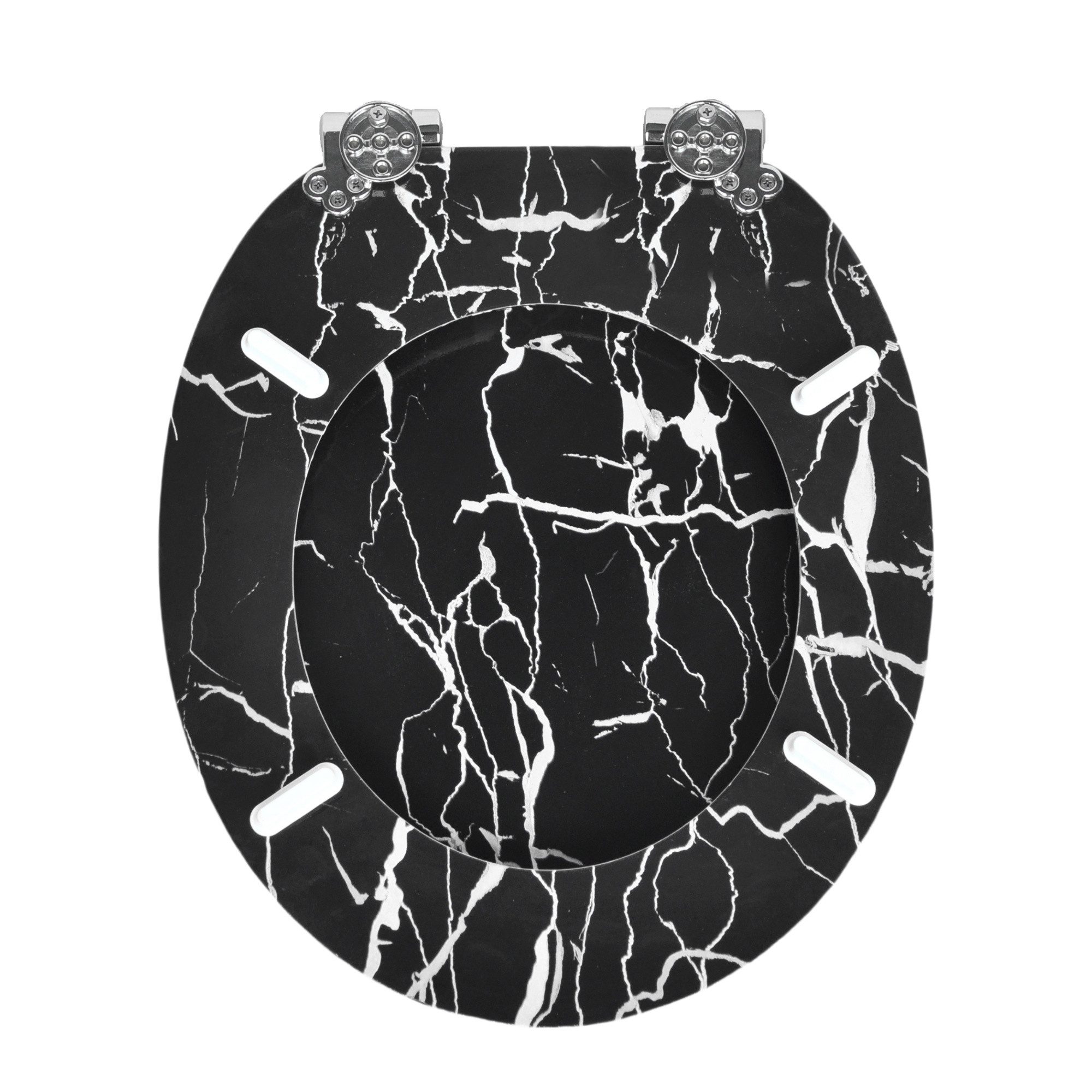 Elegear WC-Sitz Mehrere Stile, toilettendeckel mit absenkautomatik, einfache Montage (1-St), Hochwertige Toilettensitz aus MDF, abnehmbar klodeckel, Quick-Release