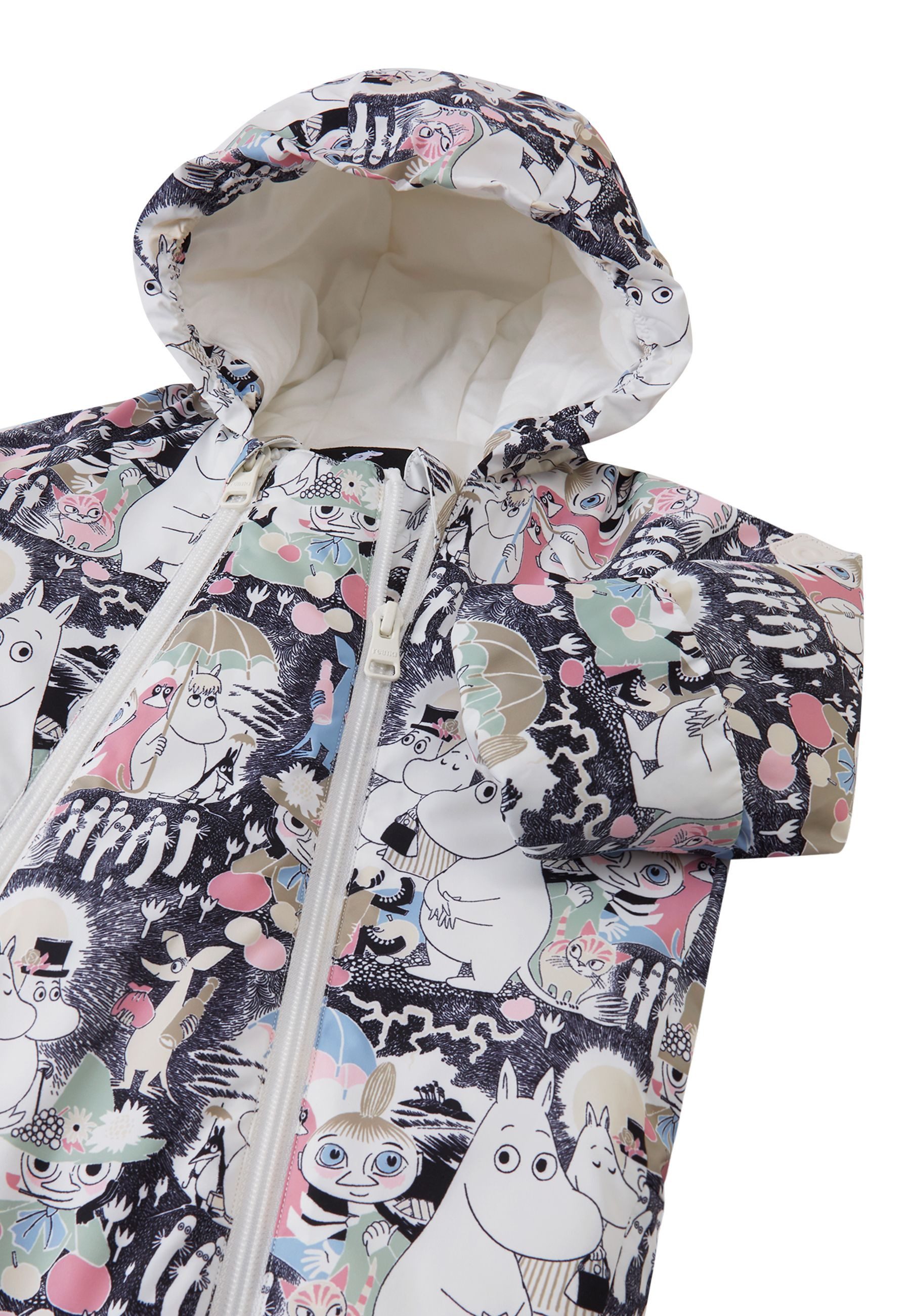 reima Schneeoverall WINTEROVERALL MOOMIN KNYTTE Schneeanzug Futter aus 100% Bio-Baumwolle, Moomin Design