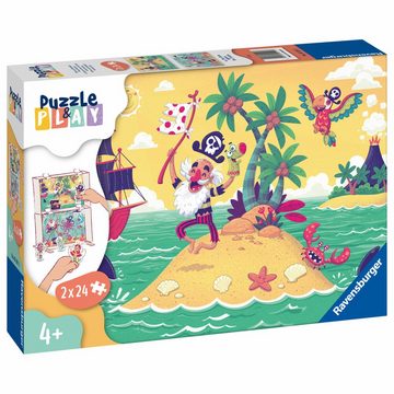 Ravensburger Puzzle Puzzle&Play Piraten 1, Puzzleteile