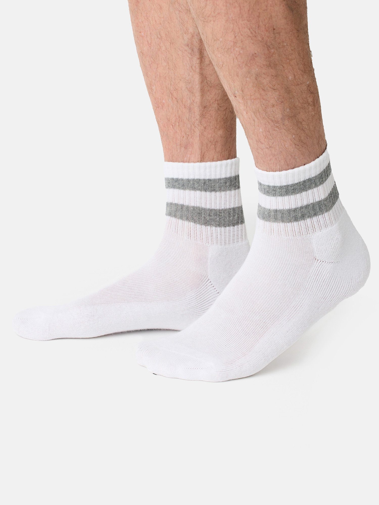 weiß Freizeit Tennis-Socken Nur Der Short Track (15-Paar) Classic Sportsocken