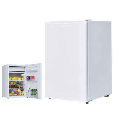 COSTWAY Kühlschrank FP10064/KS-123R, 84 cm hoch, 52 cm breit, 123 L, mit Gefrierfach