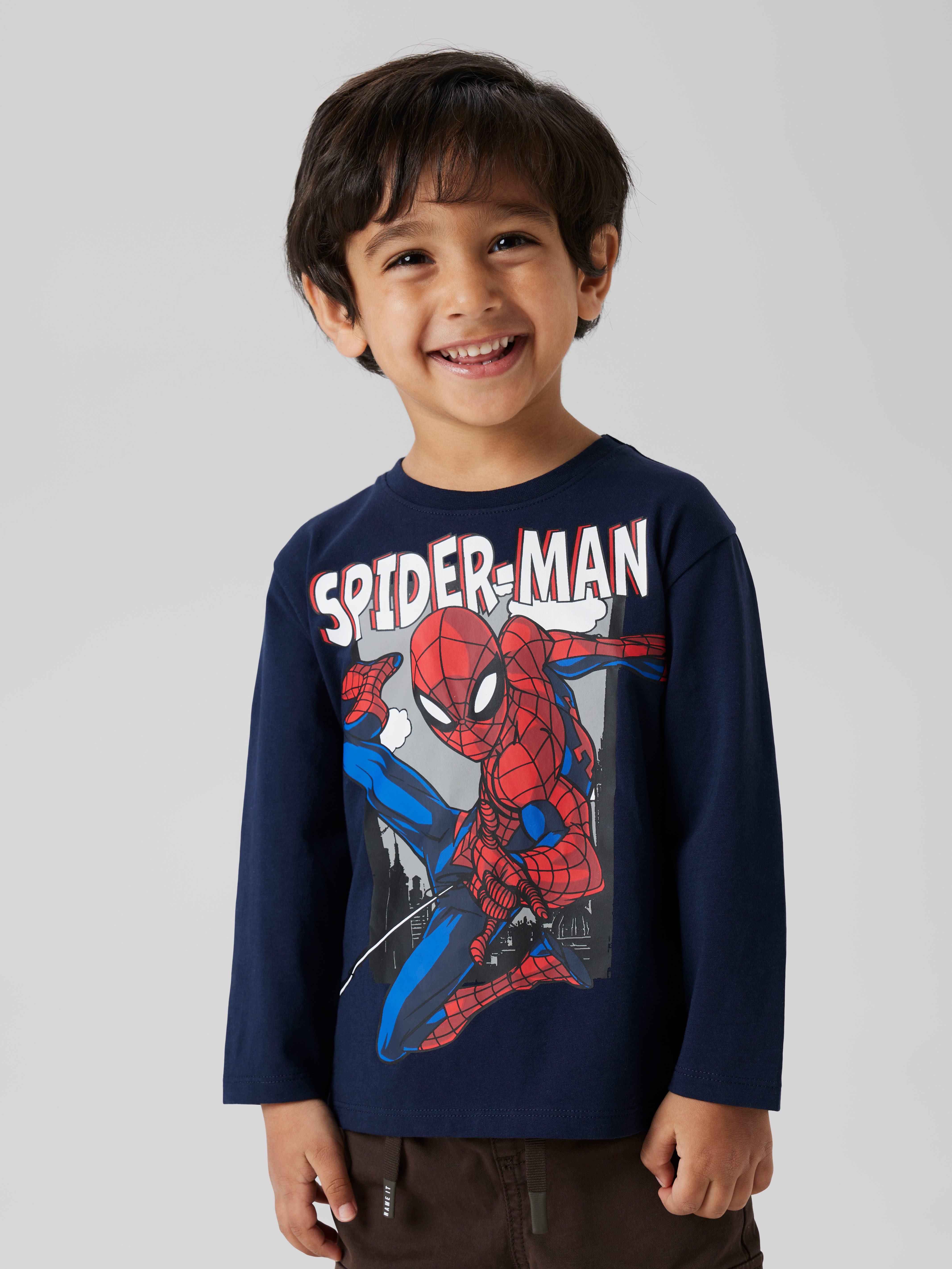 Name It Langarmshirt NMMJUICE SPIDER NREG LS TOP NOOS MAR