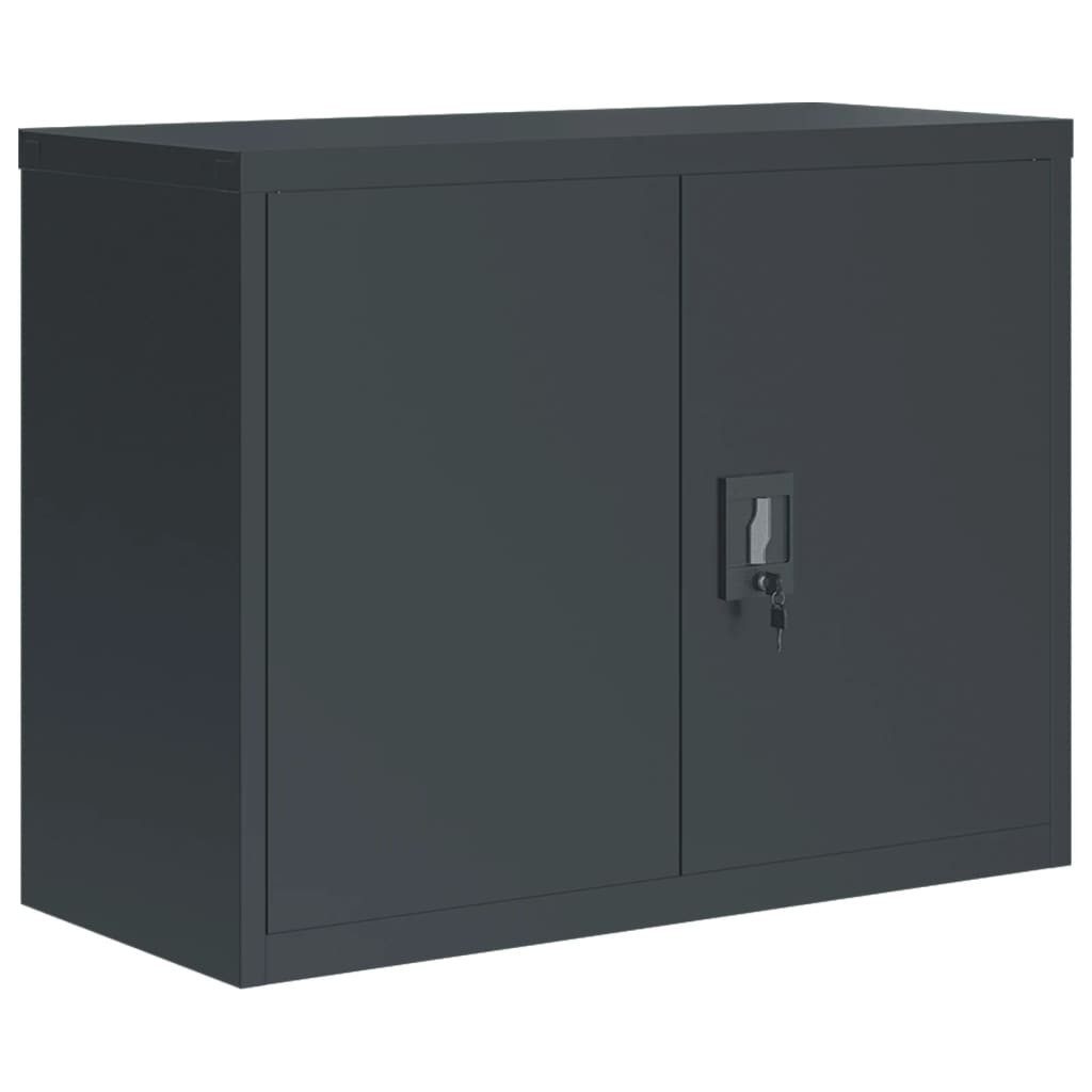 vidaXL Aktenschrank Aktenschrank Anthrazit 90x40x70 cm günstig online kaufen