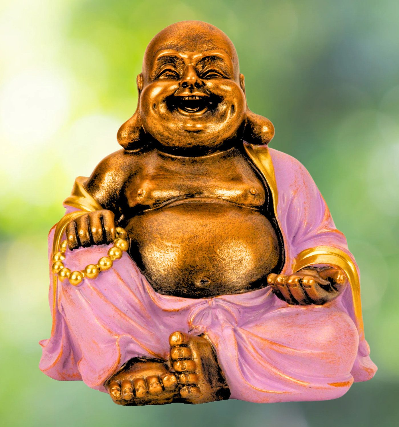 MF Buddhafigur Lachende Buddha Figur mit günstig online kaufen