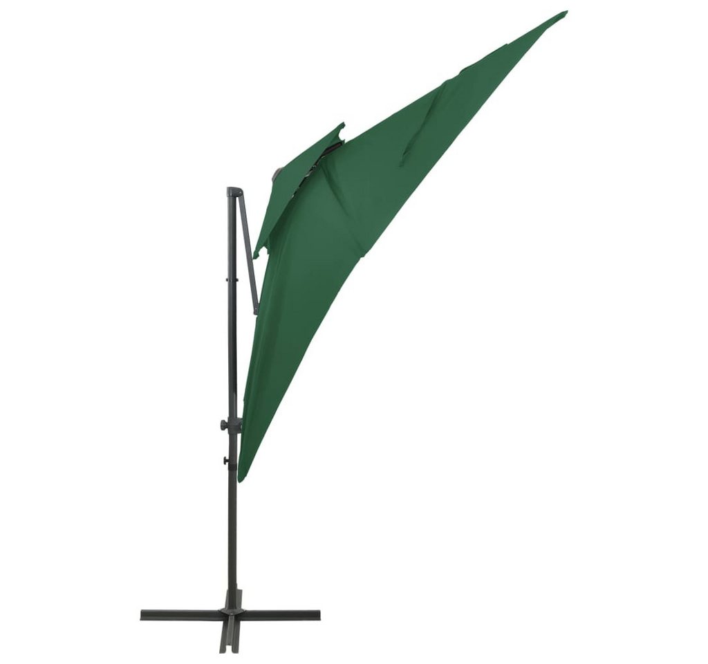 Thumbnail - vidaXL Sonnensegel Ampelschirm mit Lüftung 250x250 cm Grün, (1-tlg)
