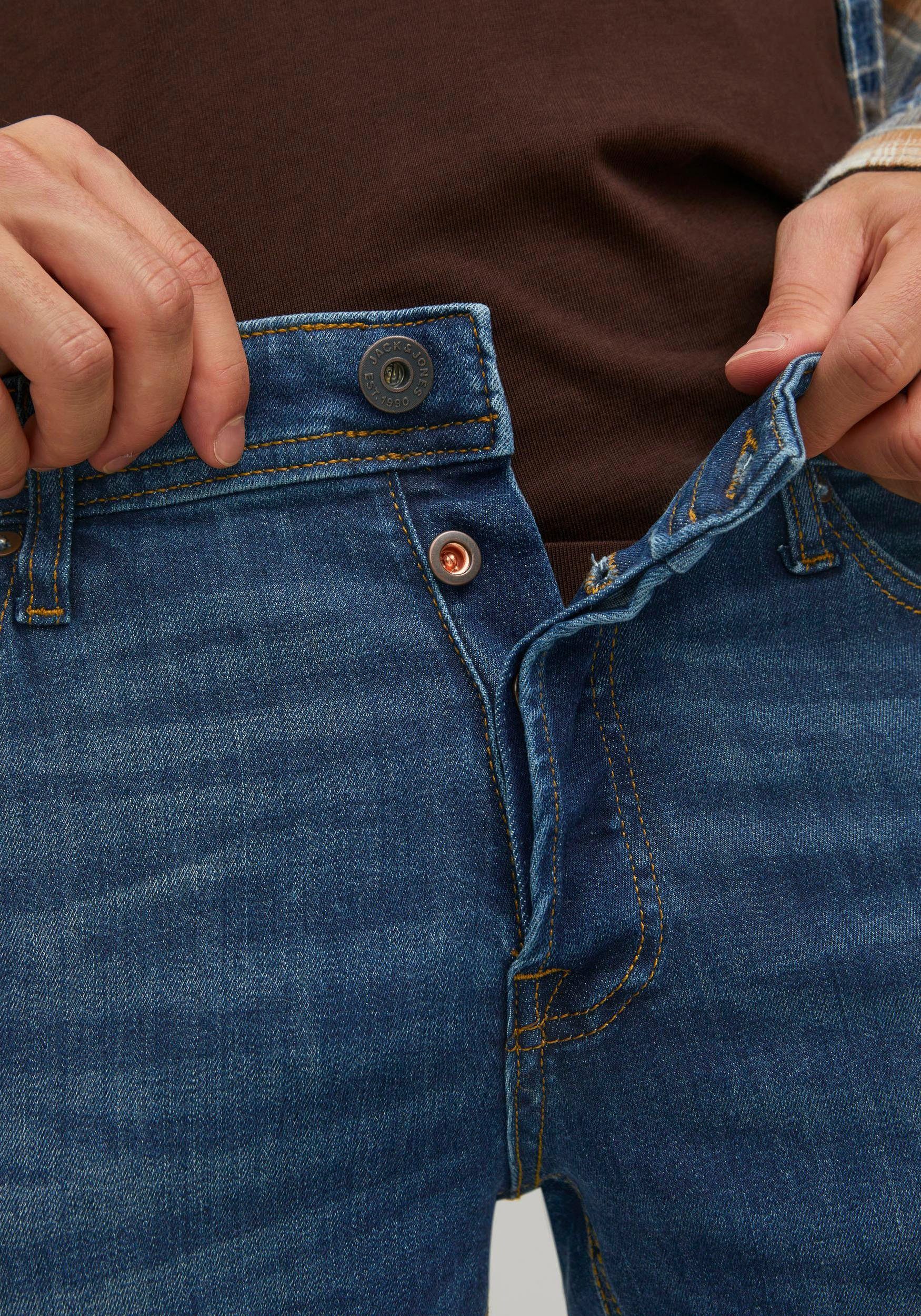 Jack & Jones Slim-fit-Jeans JJIGLENN Slim-Fit mit Stretch und praktischer 5 günstig online kaufen