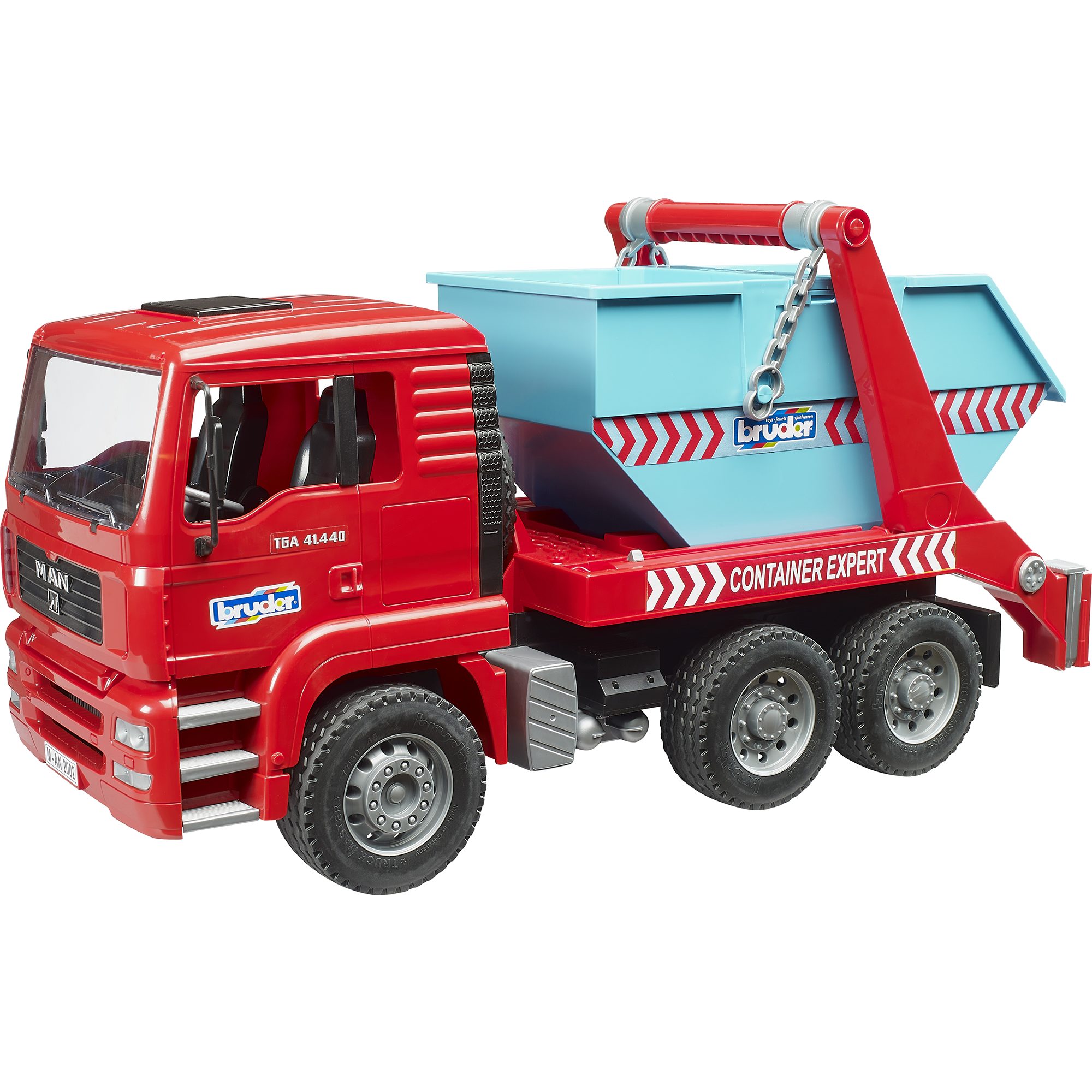 Bruder® Spielzeug-Baumaschine bruder MAN TGA Absetzcontainer LKW, Modellfahrzeug