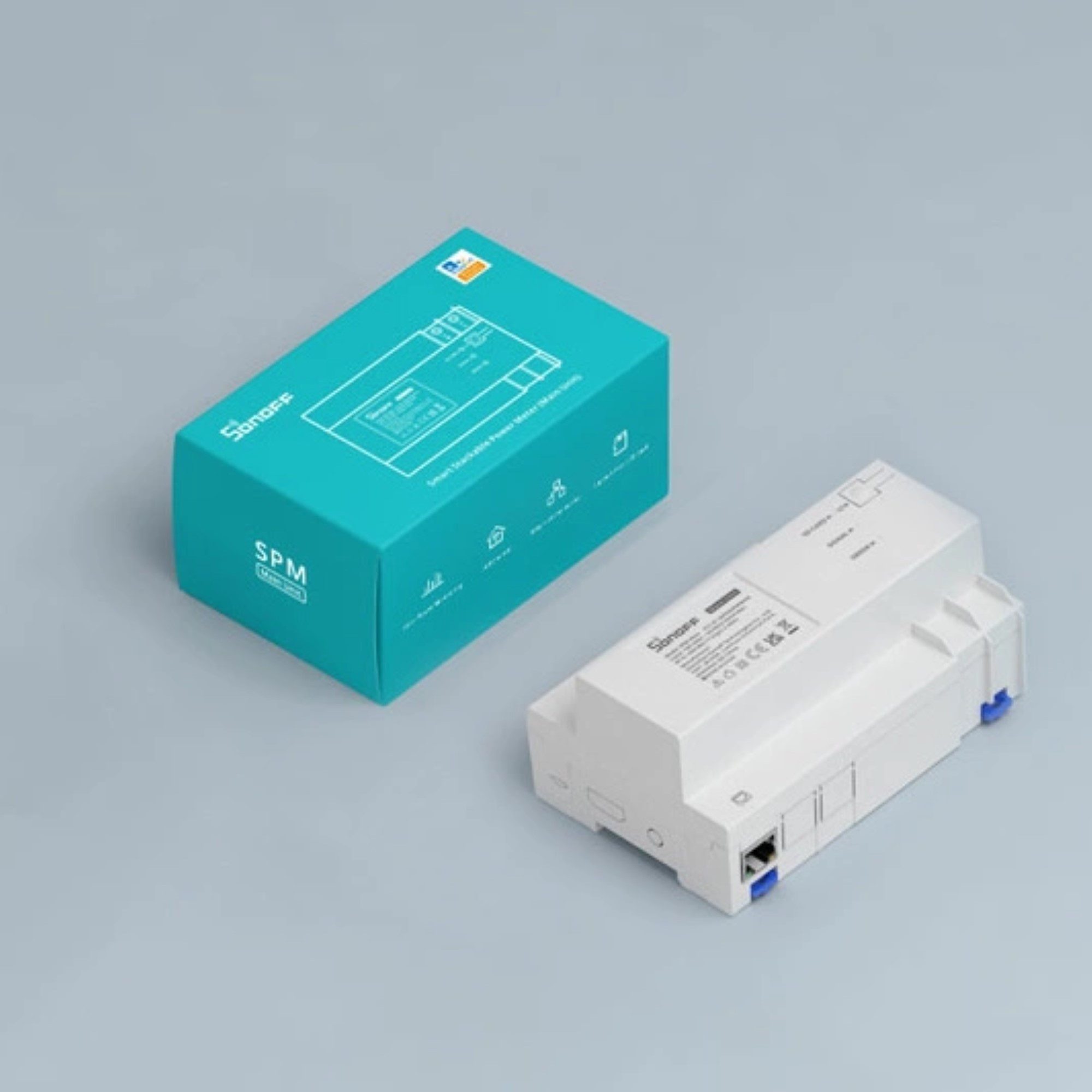 Sonoff Stromverbrauchszähler SPM-Main Smart Switch Wi-Fi / Ethernet-Leistungsmesser
