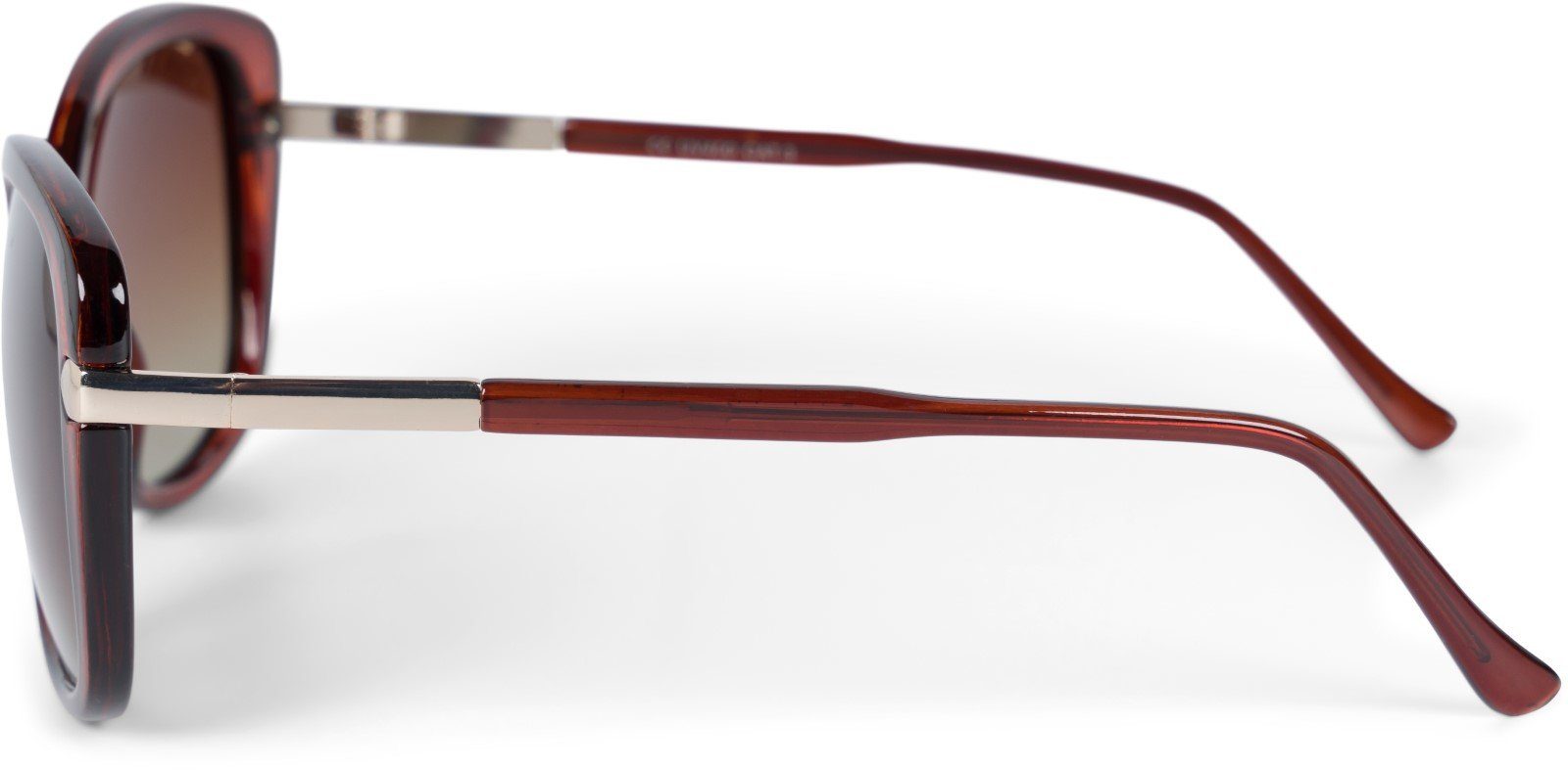 styleBREAKER Sonnenbrille (1-St) Polarisiert / Braun Gestell Braun Glas Verlauf