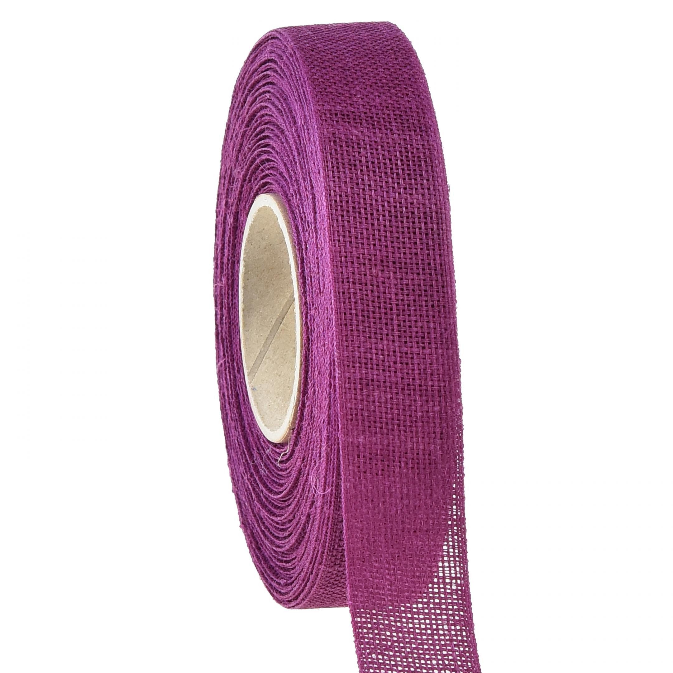 Dekoband Dekoband Natur Berry Leinenband 25mm 20m - Geschenkband Schleifenband