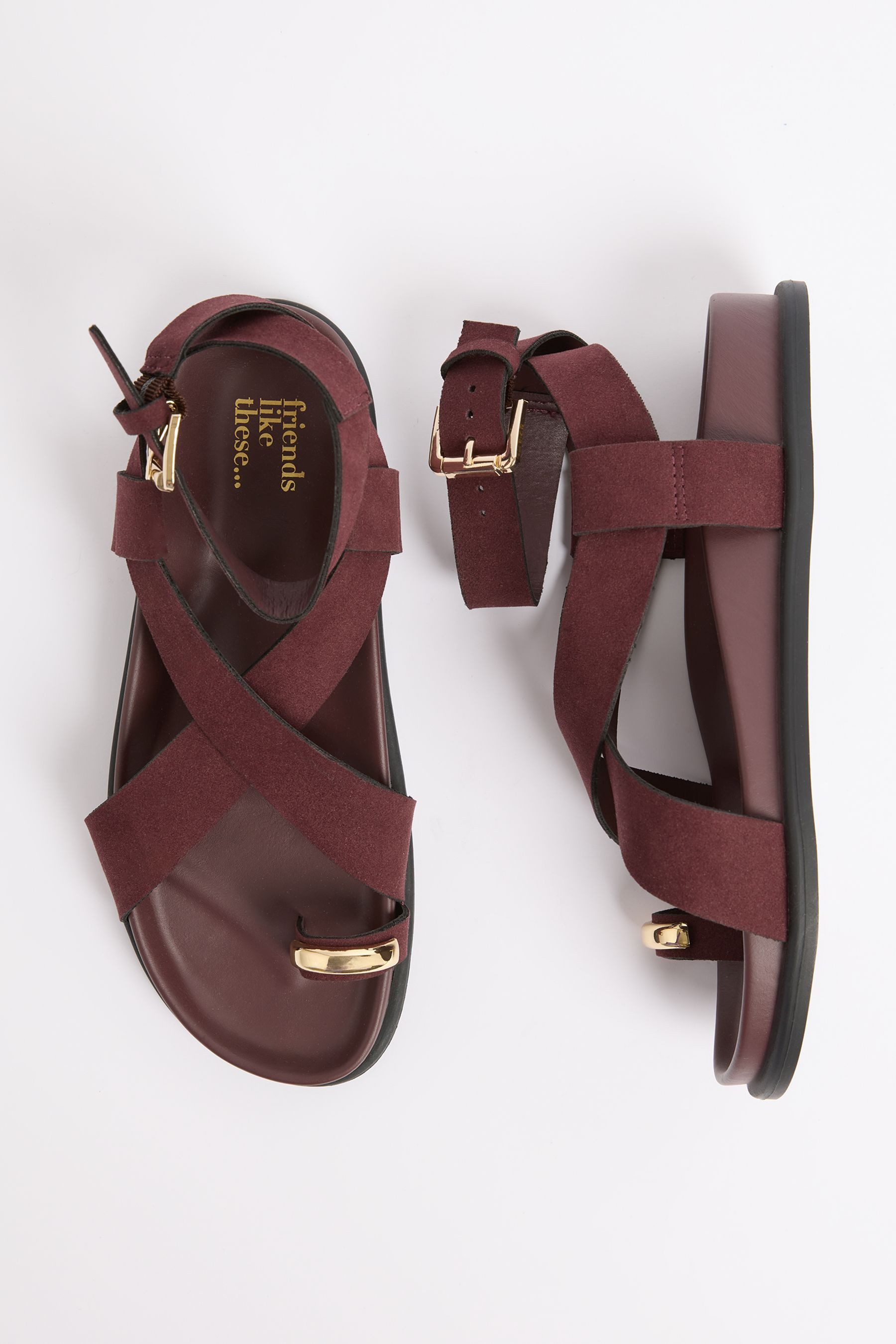 Friends Like These Friends Like These flache Fußbett-Sandalen Sandale