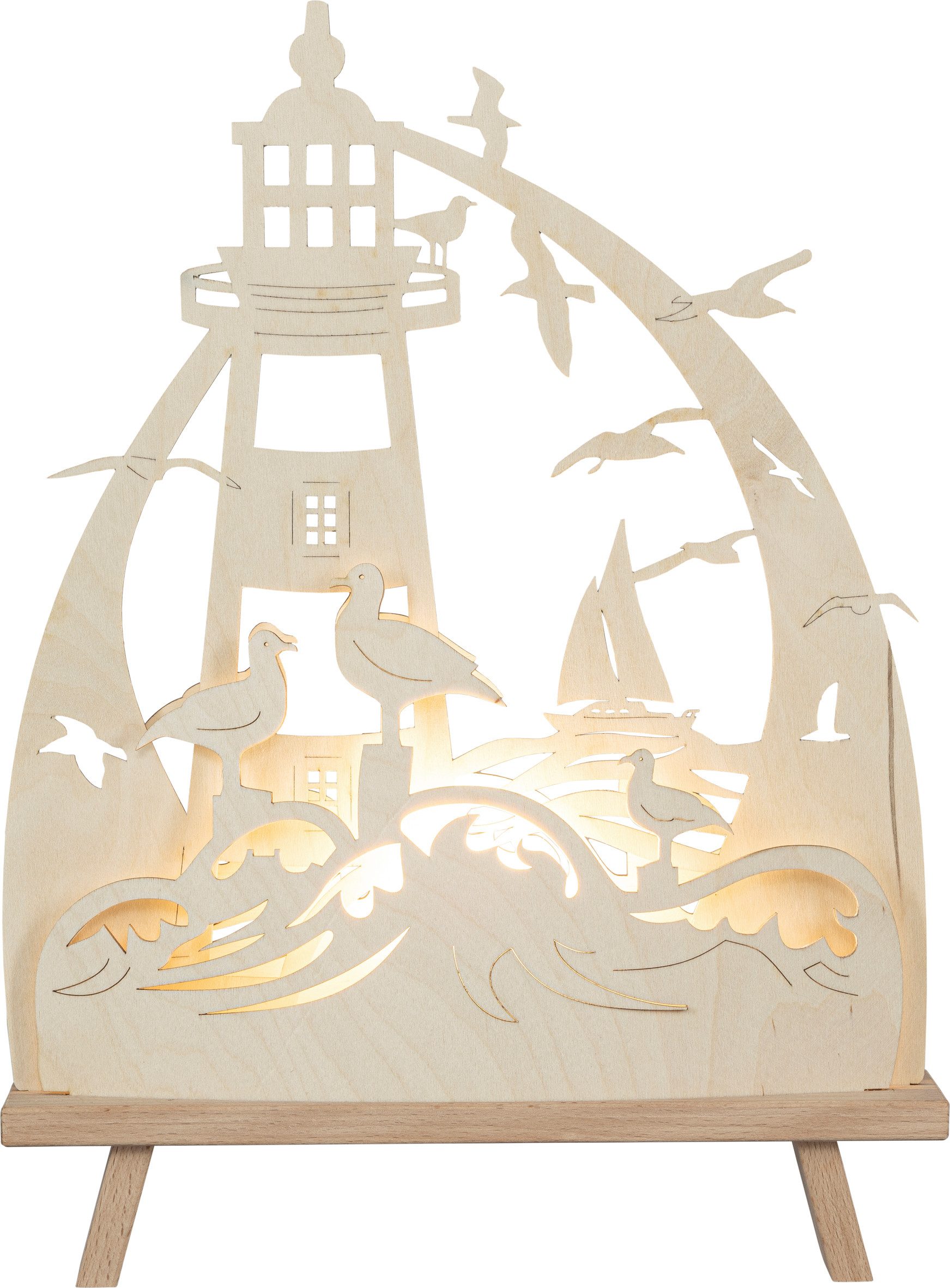 SAICO Original LED Schwibbogen Deko-Lichterspitze, Küstenliebe, inkl. einem günstig online kaufen