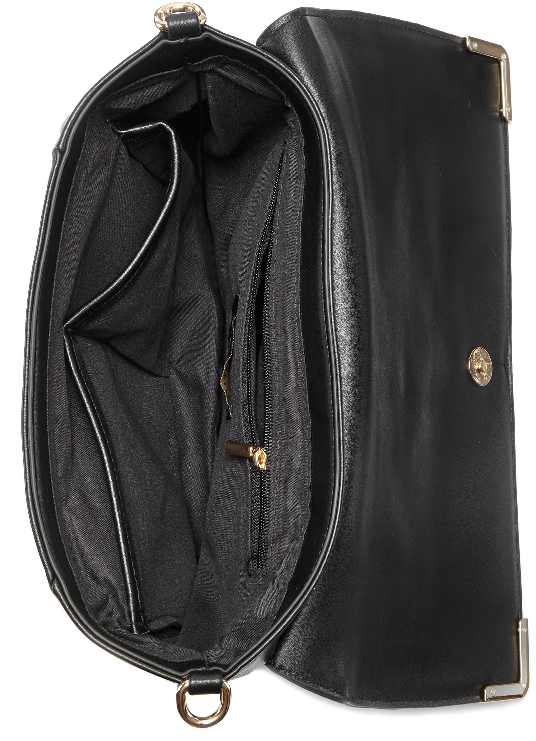 Vivance by Lascana Umhängetasche Clutch,Abendtasche, Minibag, Handtasche, Schultertasche, Crossbody Bag, Handtasche Damen zum Umhängen, mit modischen Cut-Outs,  – Bild 5 von 5