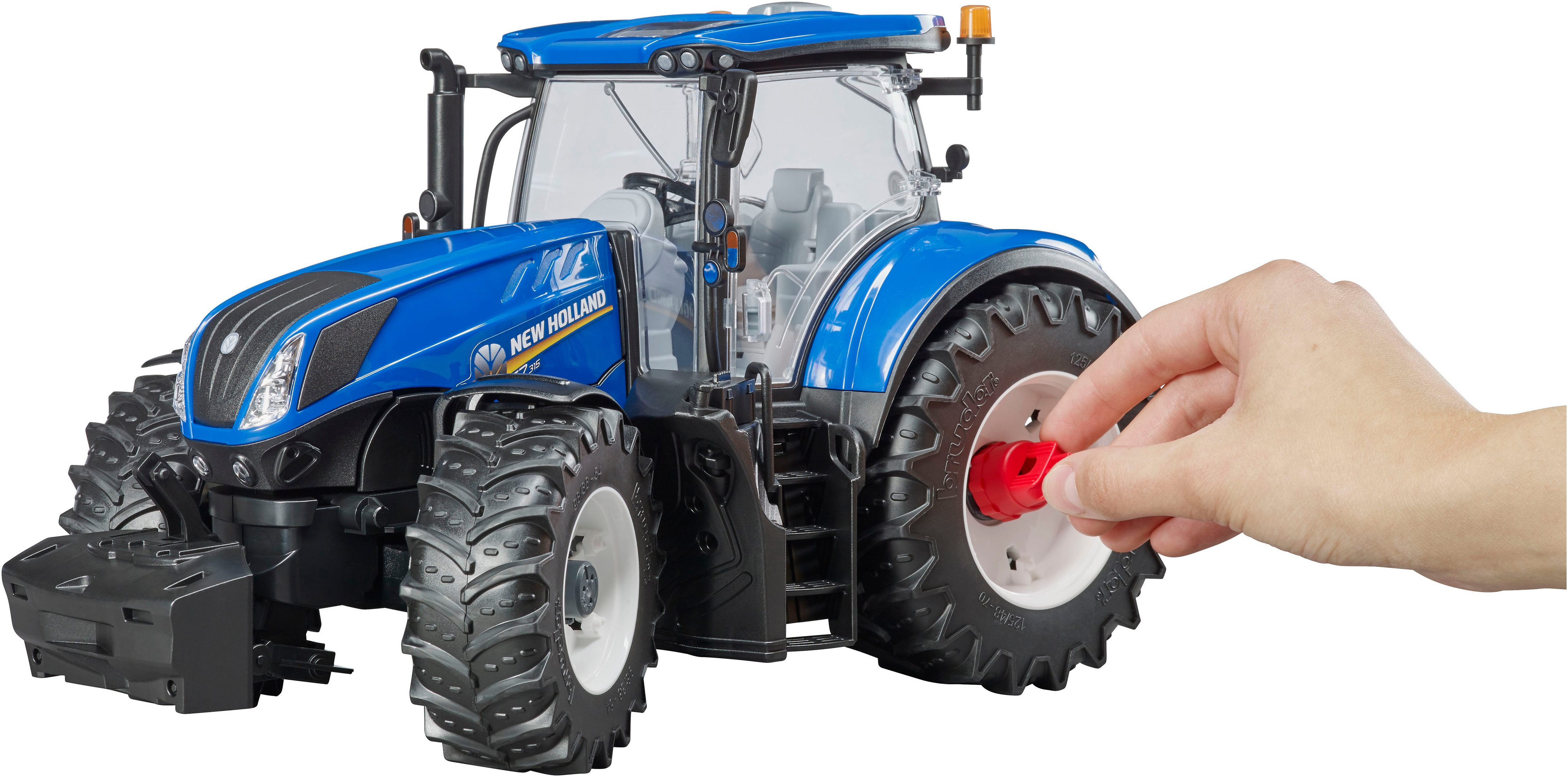 Bruder® Toy Tractor New Holland T7.315 34 cm (03120), Made in Europe