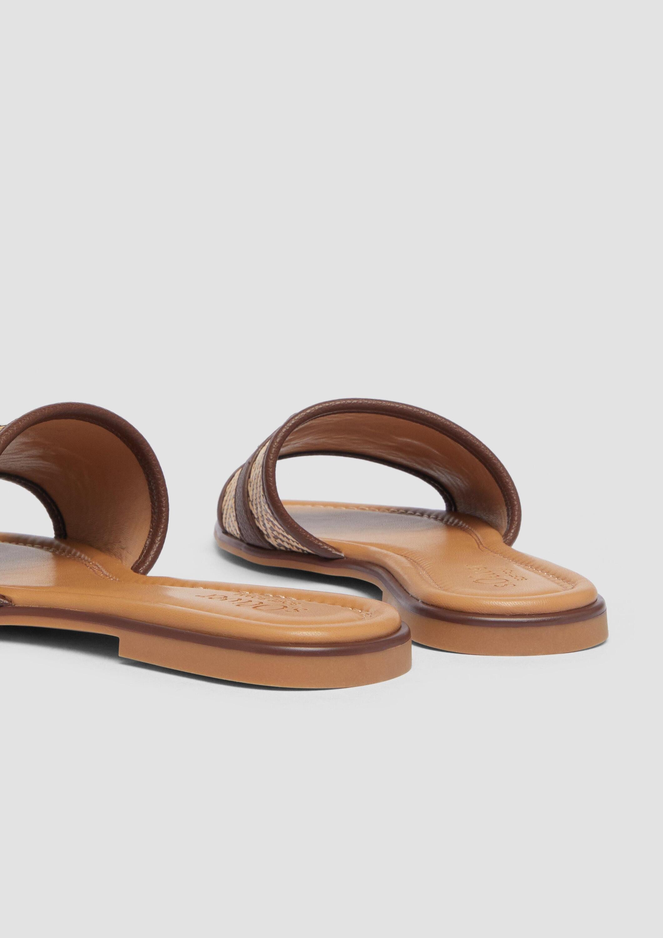 s.Oliver Sandalen Sandale Slides mit Flecht-Design