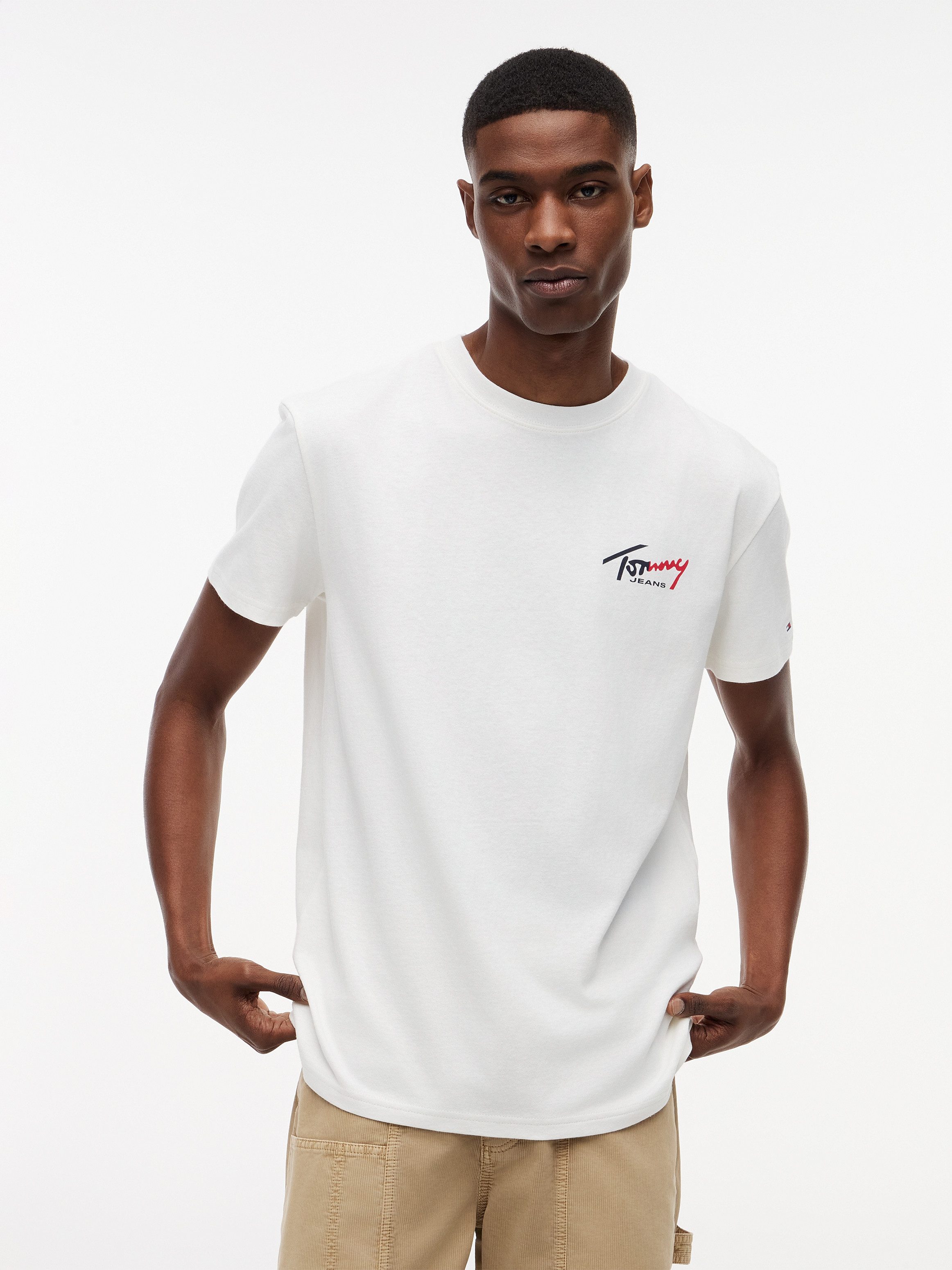 Tommy Jeans T-Shirt TJM REGULAR SIGNATURE 2PACK (Packung, 2-tlg) großer Rückenprint – Bild 2 von 5