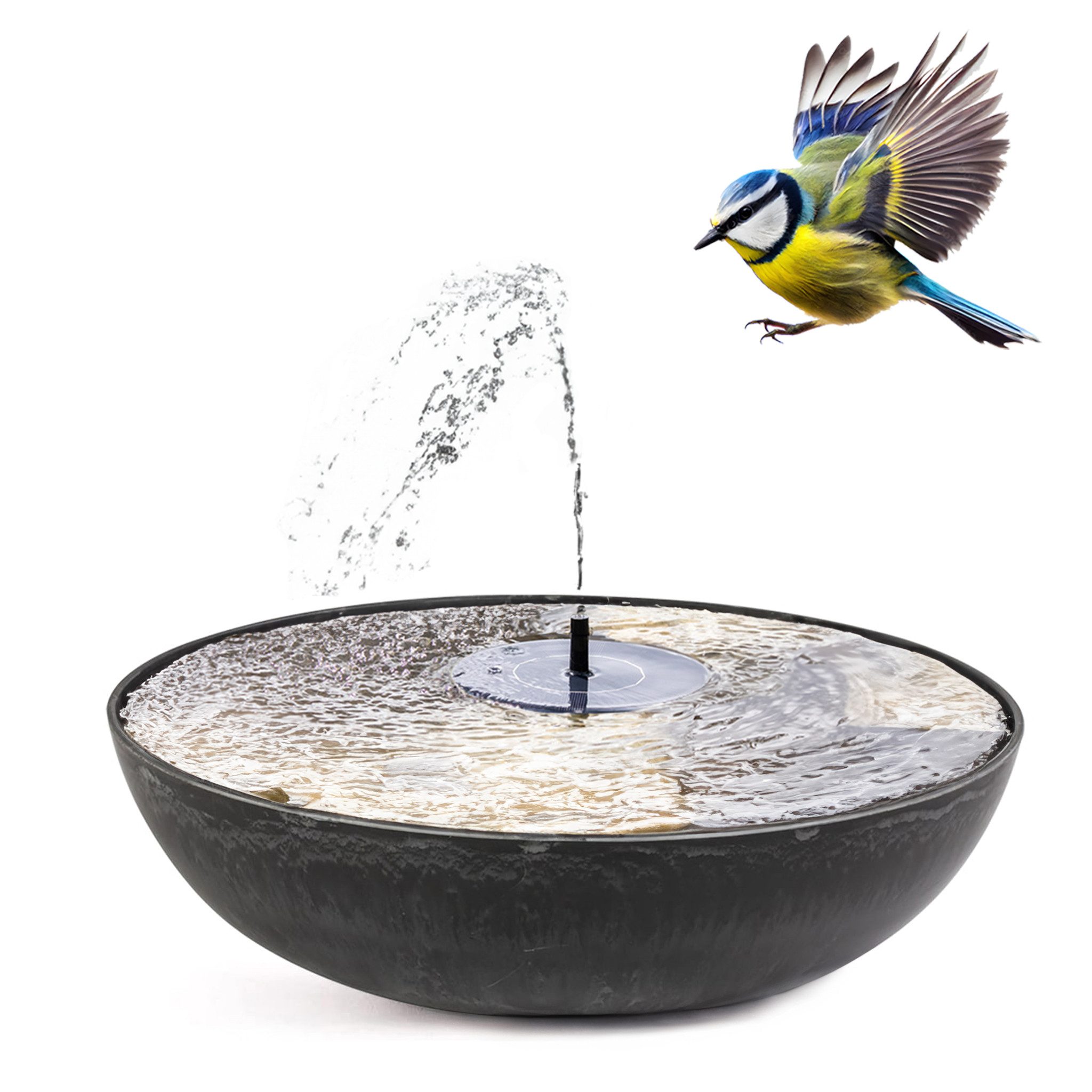 matches21 HOME & HOBBY Wasserspiel Solar-Brunnen günstig online kaufen