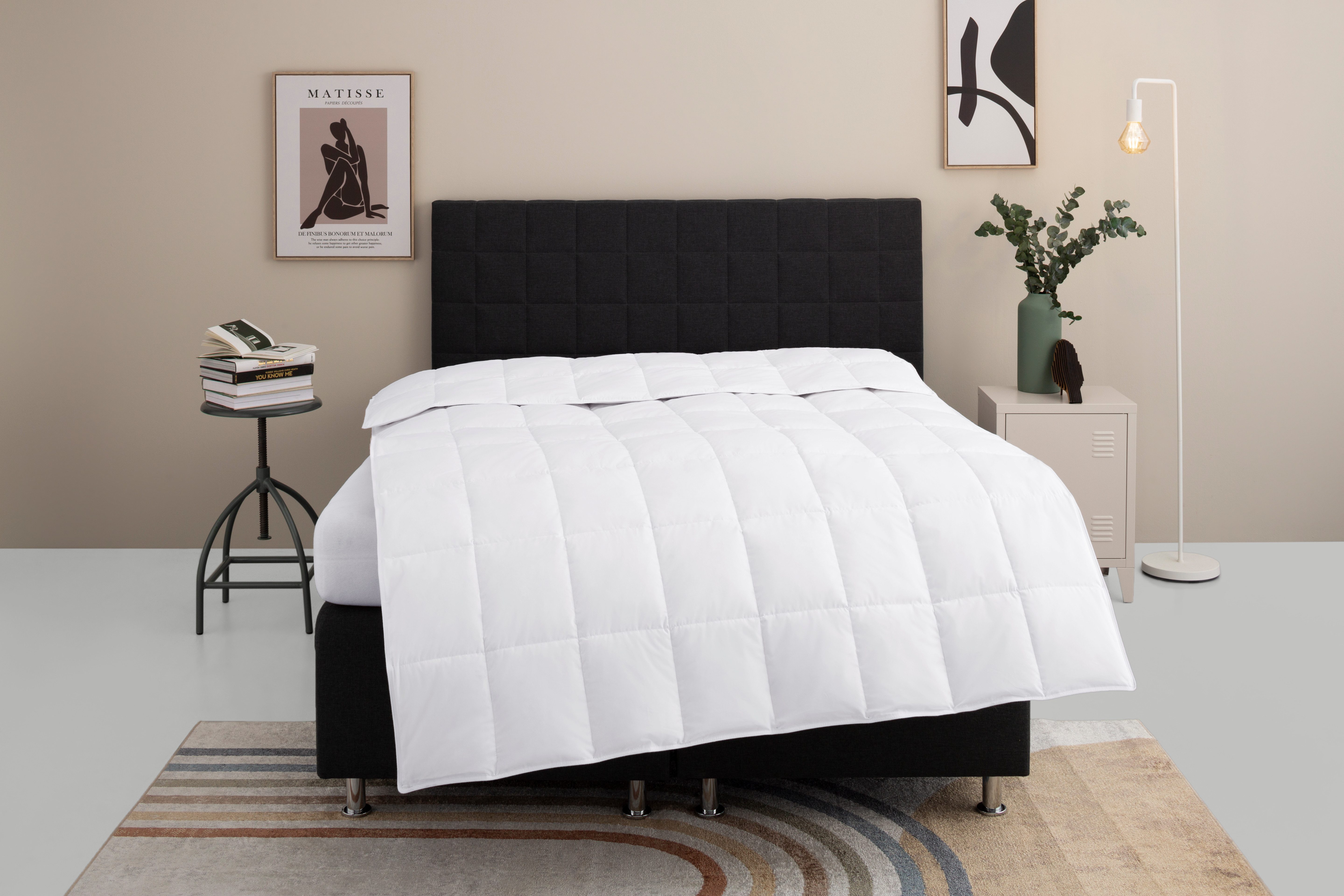 OTTO home Federbettdecke Ulani, Bettdecke 135x200 cm, 155x220 cm, Füllung: 70% Federn & 30% Daunen, Bezug: 100% Baumwolle, Bettdecken, Sommer, Winter, Allergike – Bild 2 von 5