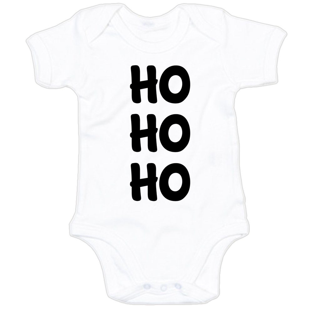 Ggraphics Kurzarmbody Ho Ho Ho Baby Body mit Spruch / Sprüche / Print