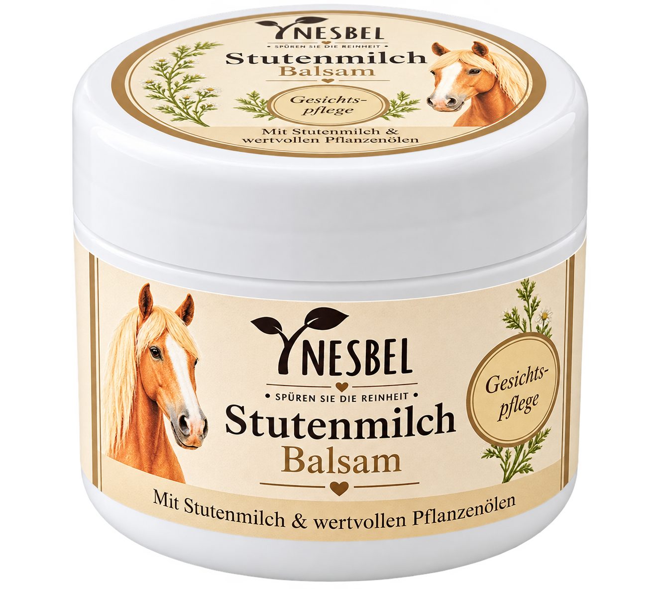 Nesbel - Spüren Sie die Reinheit? Tagescreme Stutenmilchbalsam Stück, 1-tlg.
