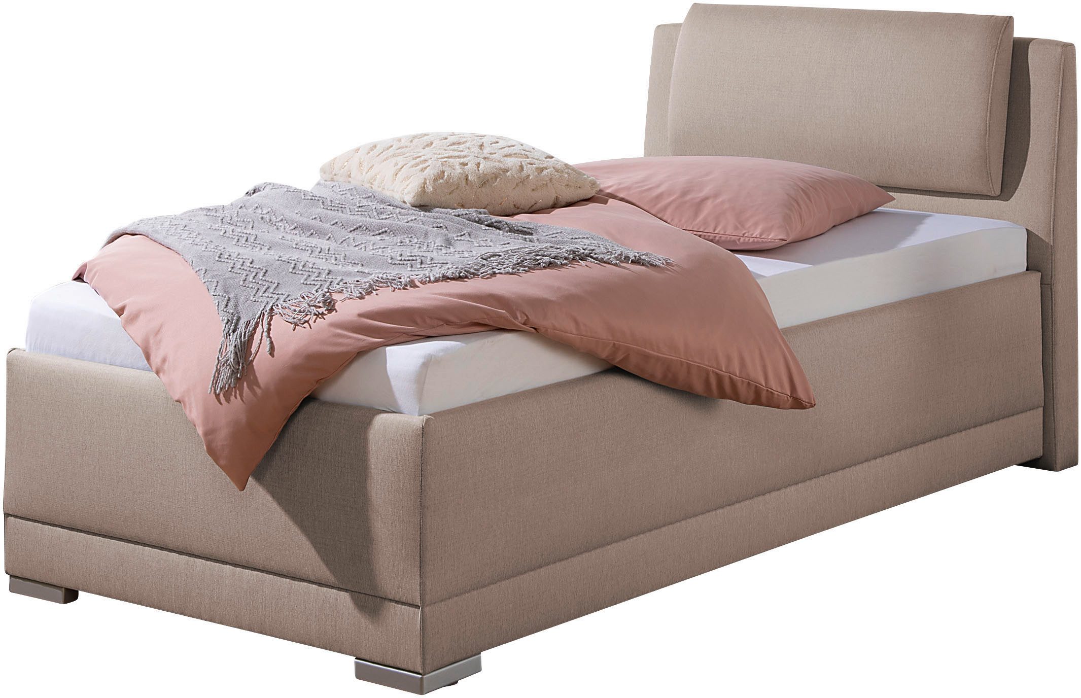 Maintal Polsterbett Oderzo, inkl. Bettkasten, Kopfteilverstellung, Matratzen in H2 oder H3 wählbar