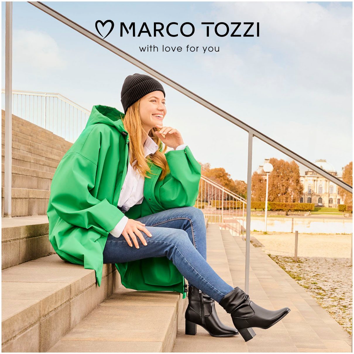 MARCO TOZZI Stiefelette, Blockabsatz, Businessschuh mit günstig online kaufen
