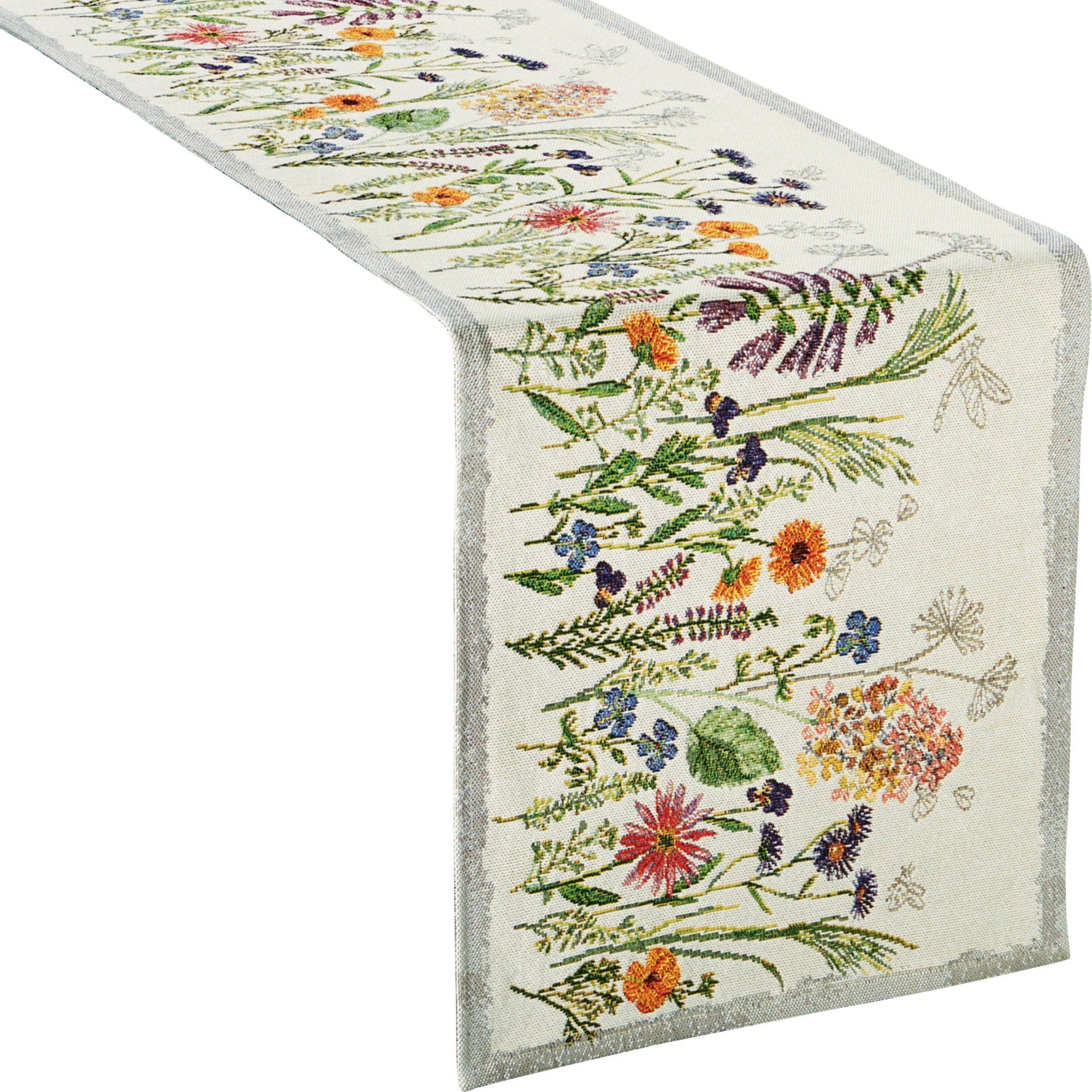 sander table + home Tischdecke Tischläufer "Garden Delight", Gobelin Blumen günstig online kaufen