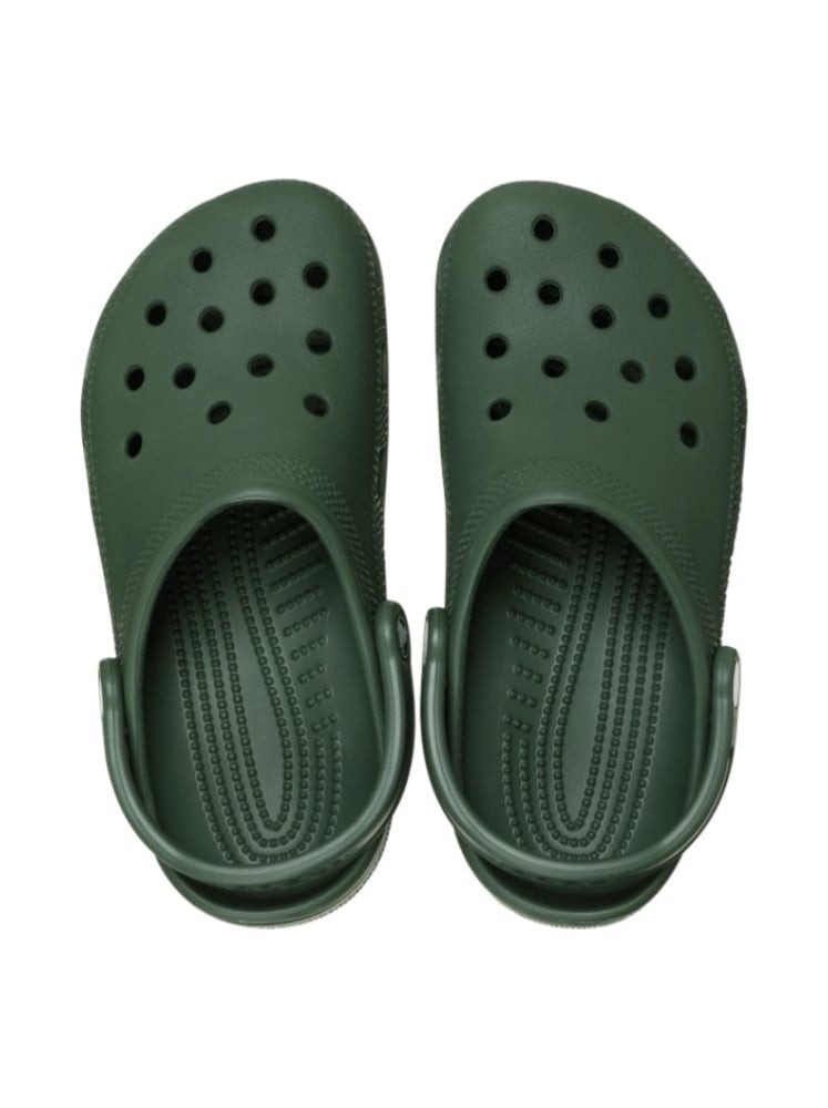 Crocs Sandale Classic Clog dunkelgrün Badeschuh – Bild 3 von 5