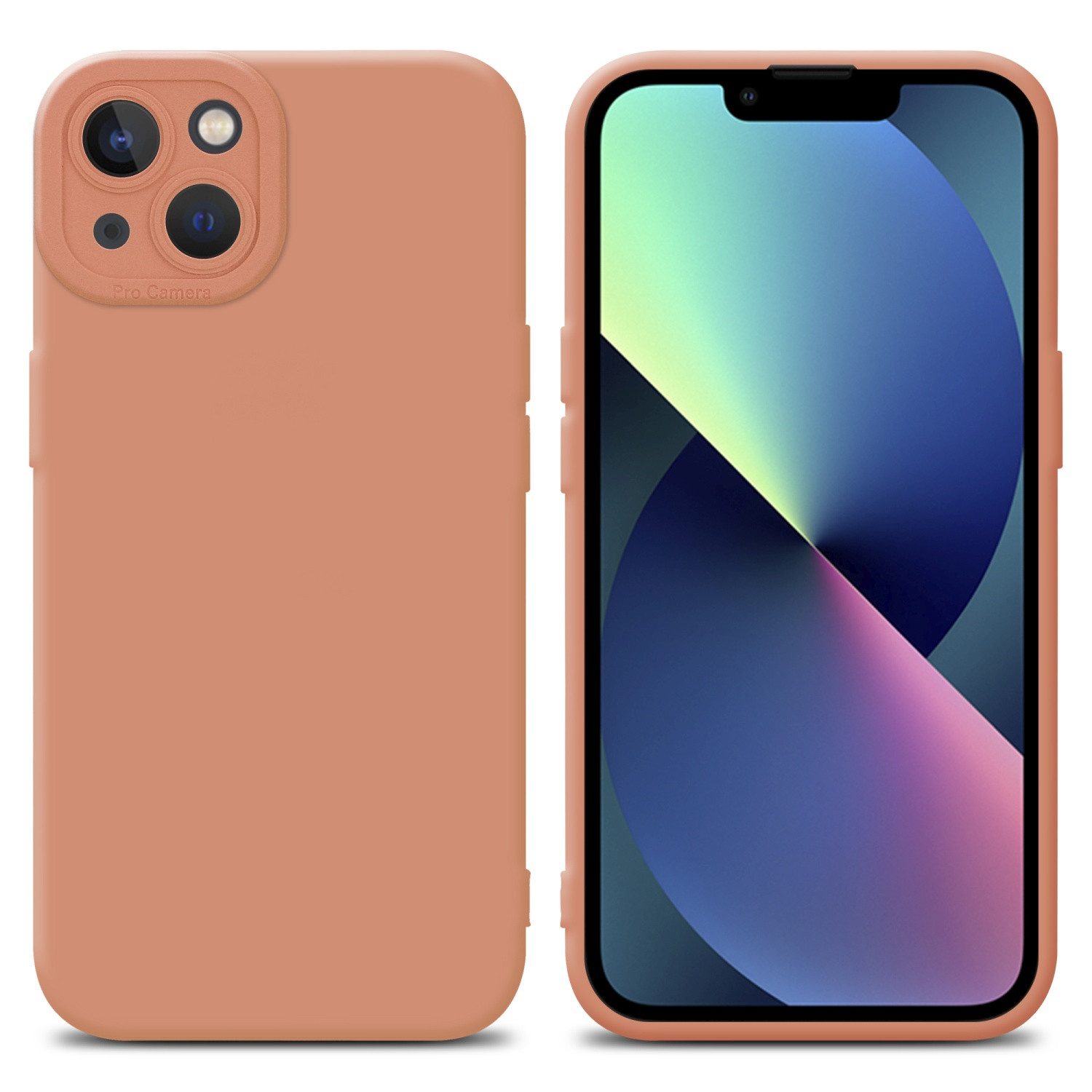 Cadorabo Handyhülle für iPhone 13 Hülle Apple iPhone 13, Hülle Schutzhülle TPU Silikon Case Cover