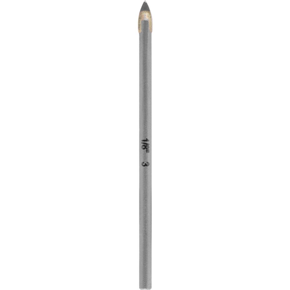 kwb Bohrer- und Bit-Set kwb Hartmetall-Glasbohrer, Ø 3 mm (Hartmetallplatte, Zentrierspitze, n, Hartmetall-Glasbohrer, Ø 3 mm (Hartmetallplatte, Zentrierspitze)