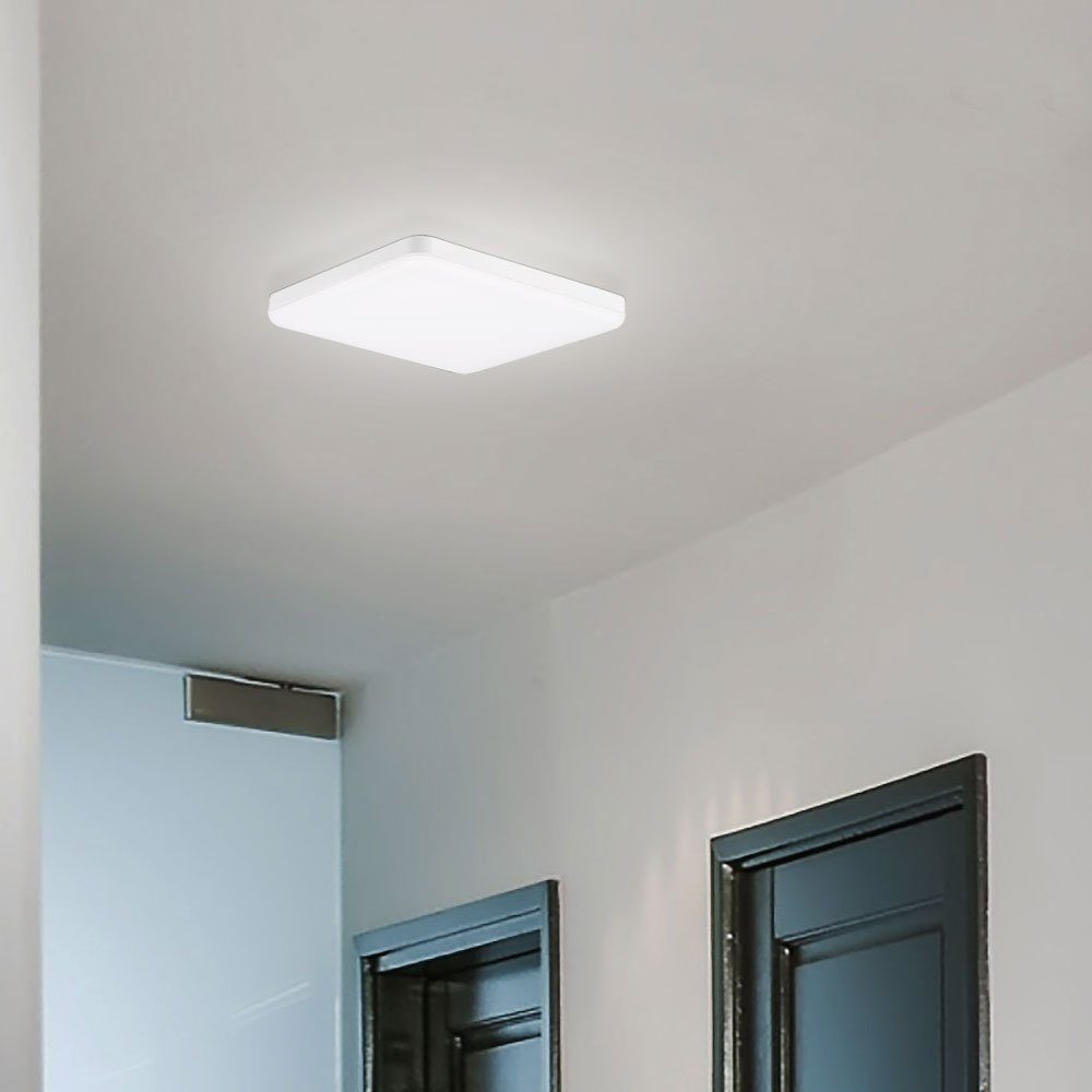 Beleuchtung Decken weiß fest Panel ALU verbaut, LED LED-Leuchtmittel Wohn Zimmer V-TAC Einbau Neutralweiß, LED Deckenleuchte, Leuchte