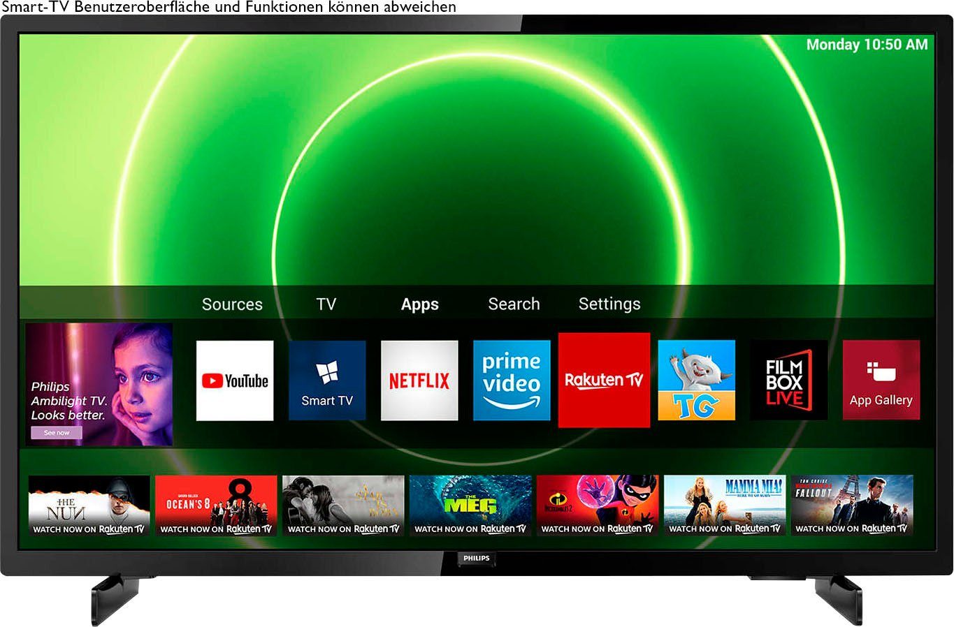 Philips 32PFS6805/12 LED-Fernseher (80 cm/32 Zoll, Full HD, Smart-TV)
