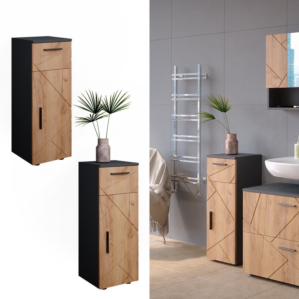 Vicco Midischrank Irma, Anthrazit/Eiche, 30 x günstig online kaufen