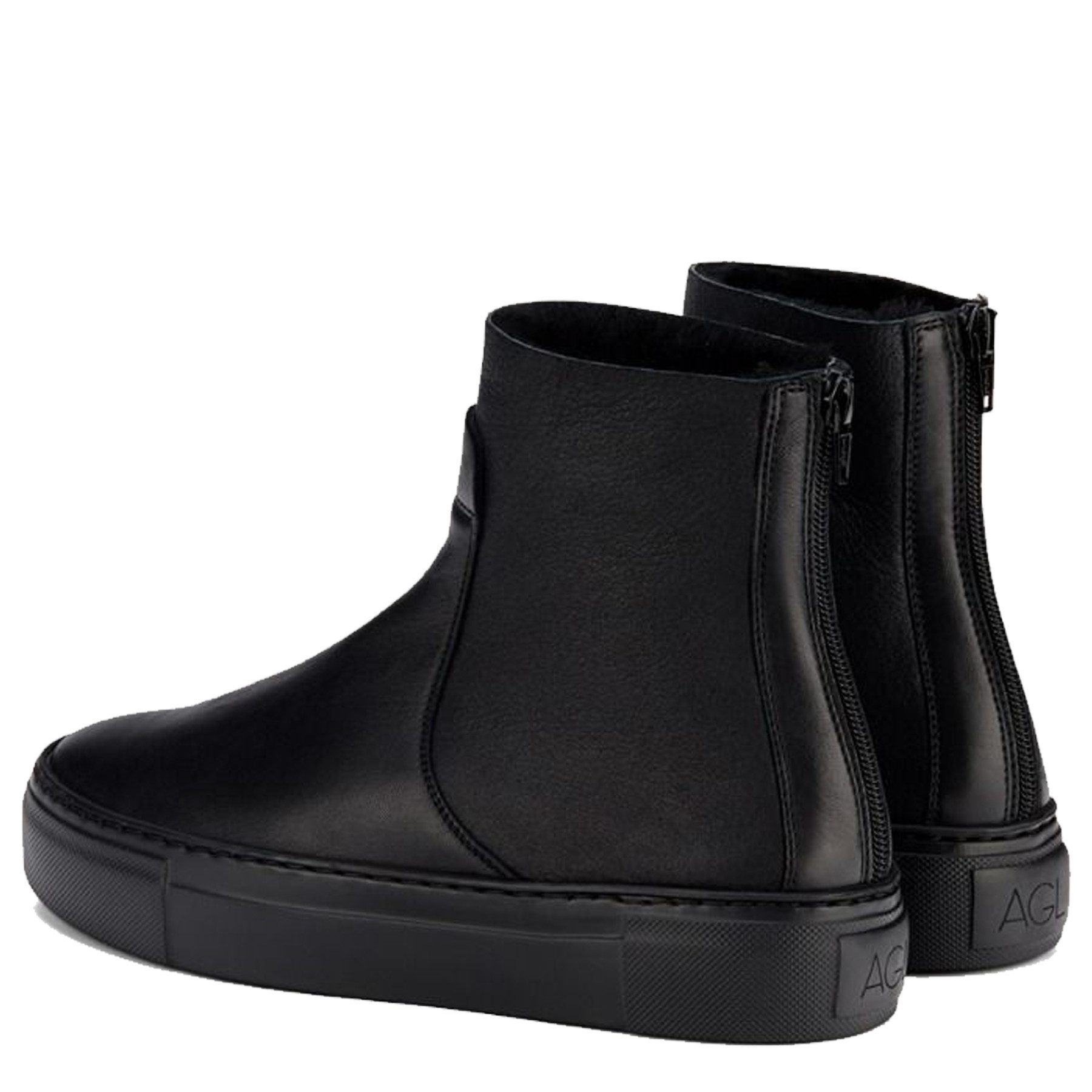 Attilio Giusti Leombruni AGL Boots MEGHAN WARM aus Leder - Schwarz Sneaker