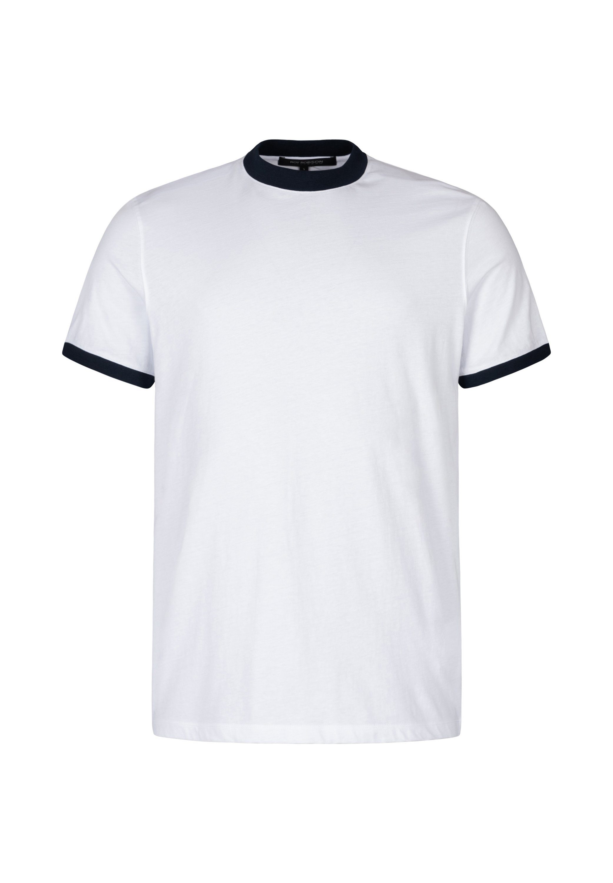 Roy mit Mit weiss Robson Kontrastbündchen T-Shirt Design sportivem