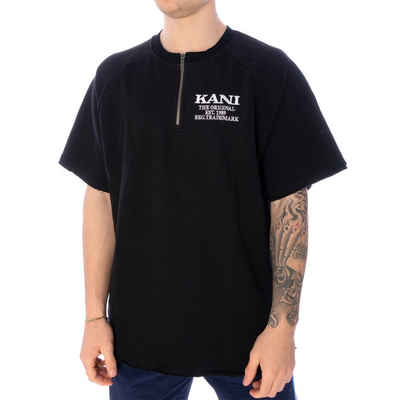 Karl Kani T-Shirt Karl Kani Chest Retro Zip T-Shirt Herren schwarz (1-tlg)