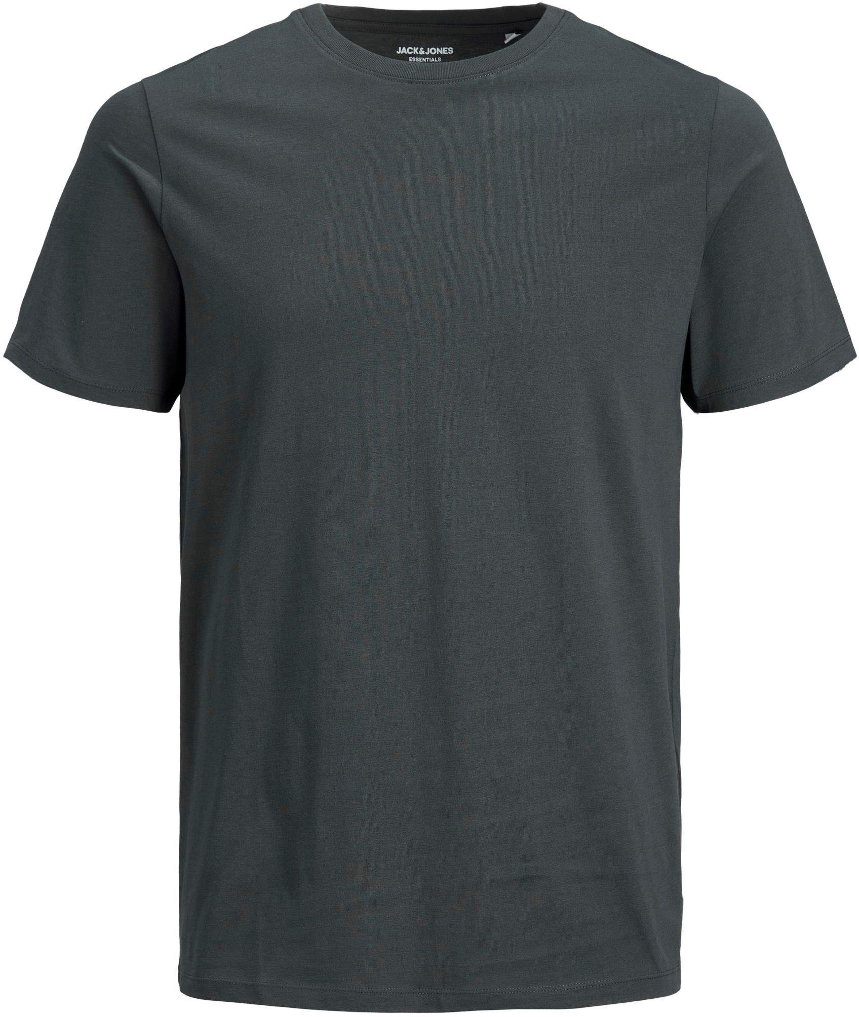 ORGANIC TEE anthrazit T-Shirt Jack Jones & BASIC
