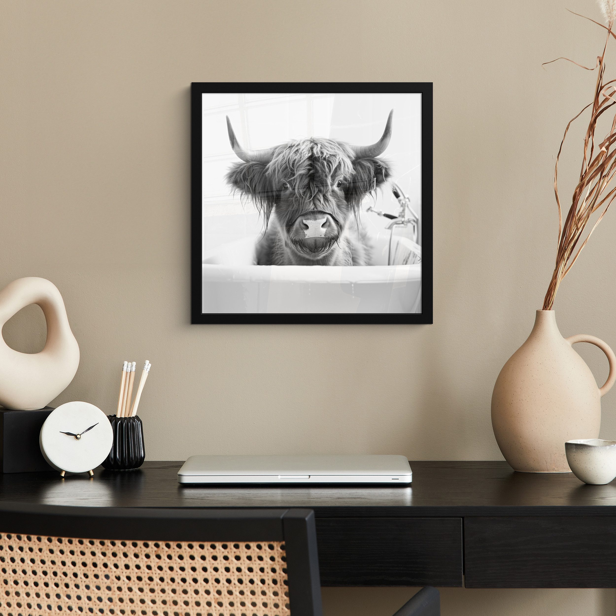 MuchoWow Poster Schottischer Highlander - Kuh günstig online kaufen