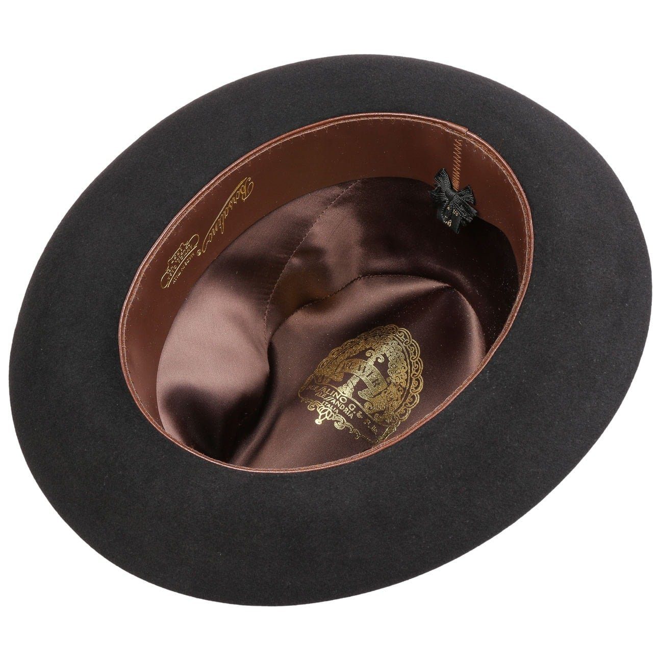 Borsalino Filzhut (1-St) Herrenhut mit Futter, Made in Italy